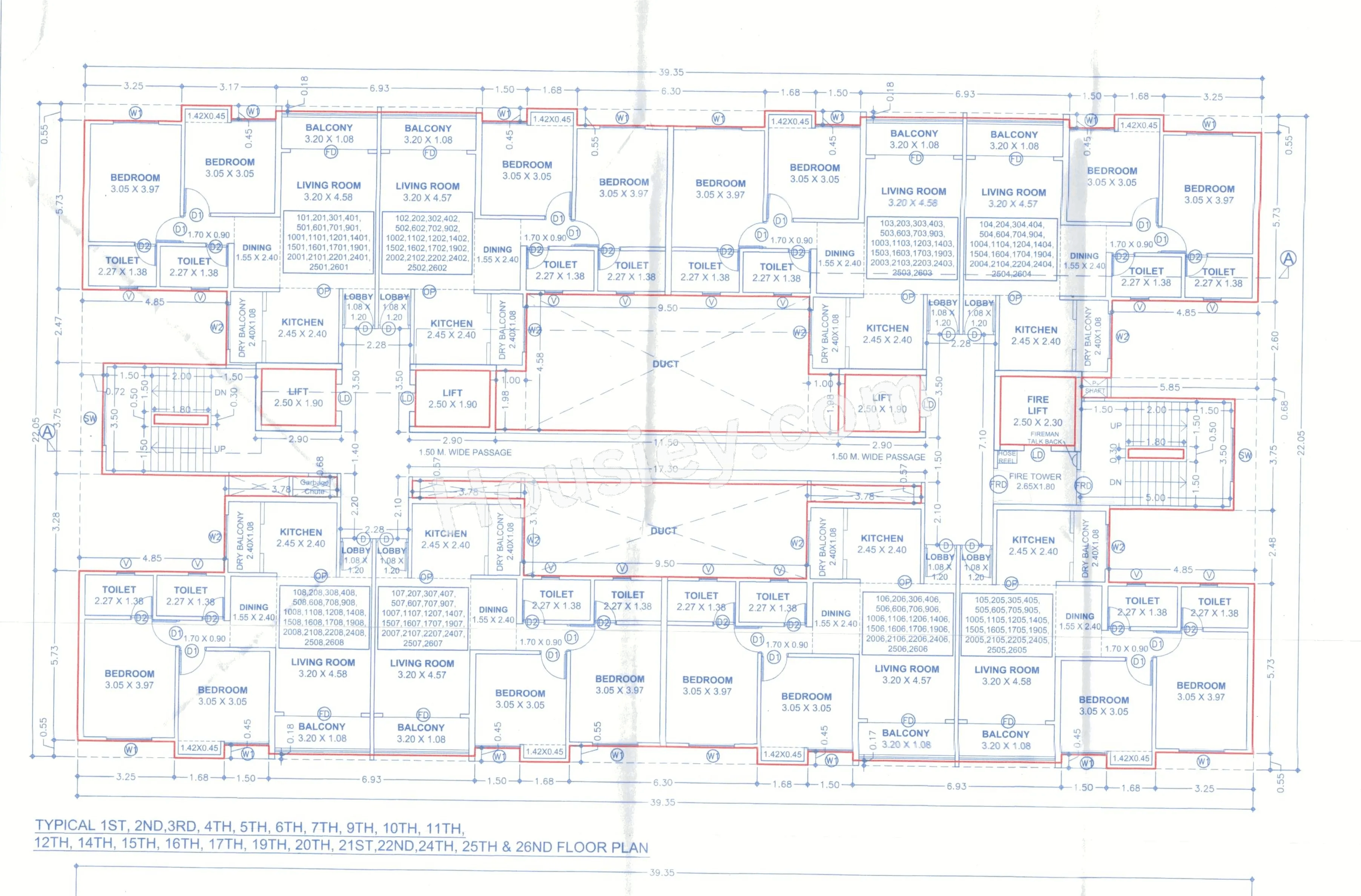 Kohinoor Avantara Floor plan 1