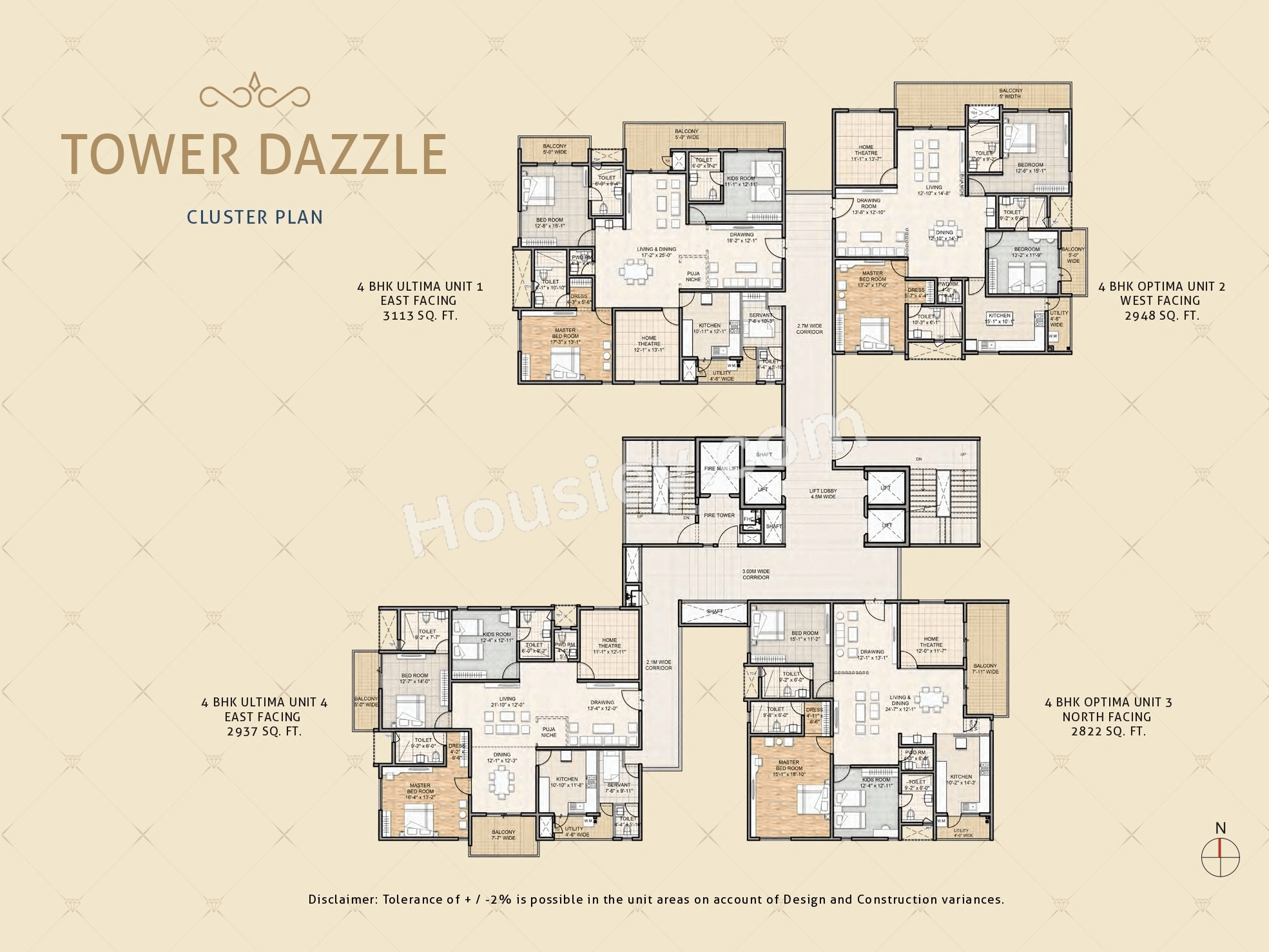 Kohinoor by Auro Reality Floor plan 1