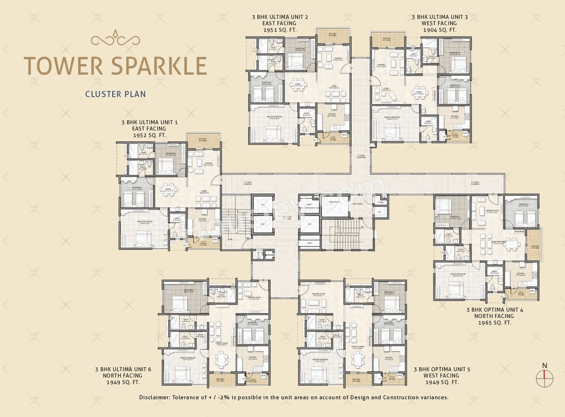 Kohinoor by Auro Reality Floor plan 2