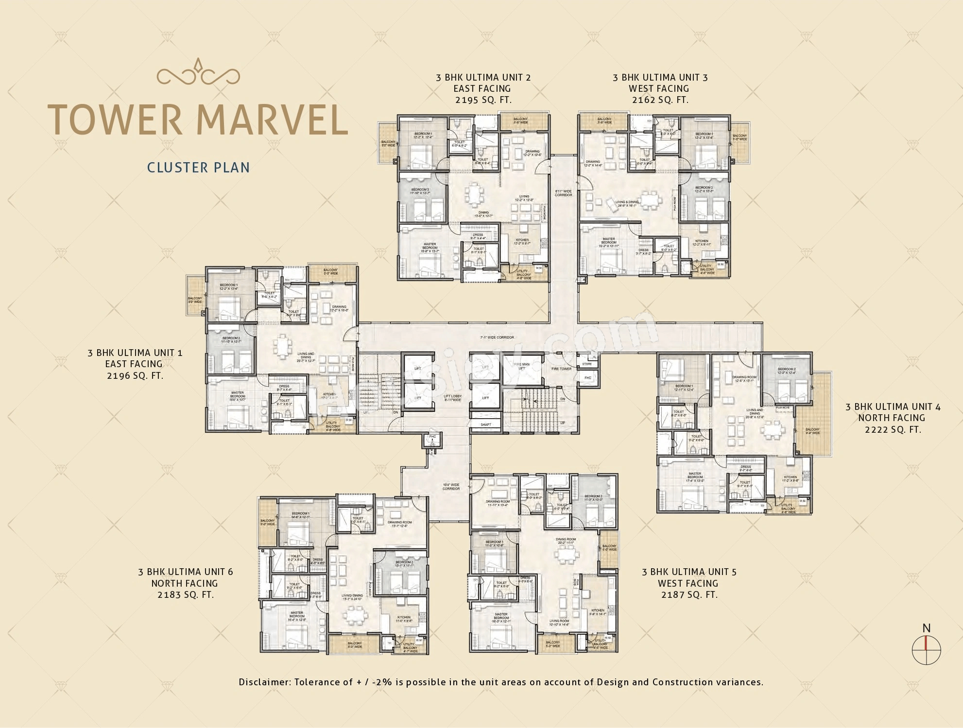 Kohinoor by Auro Reality Floor plan 3