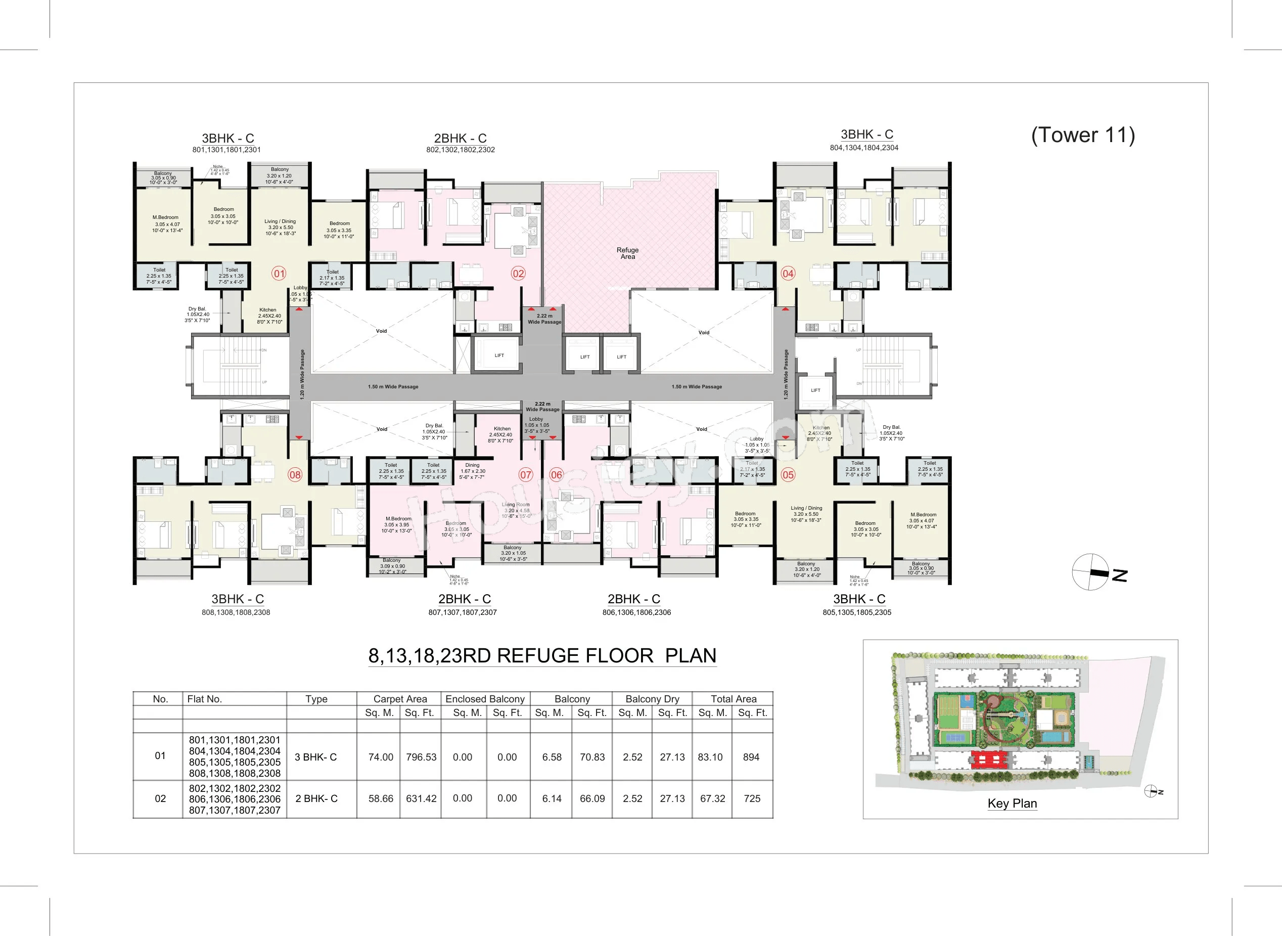 Kohinoor Central Park Floor plan 3