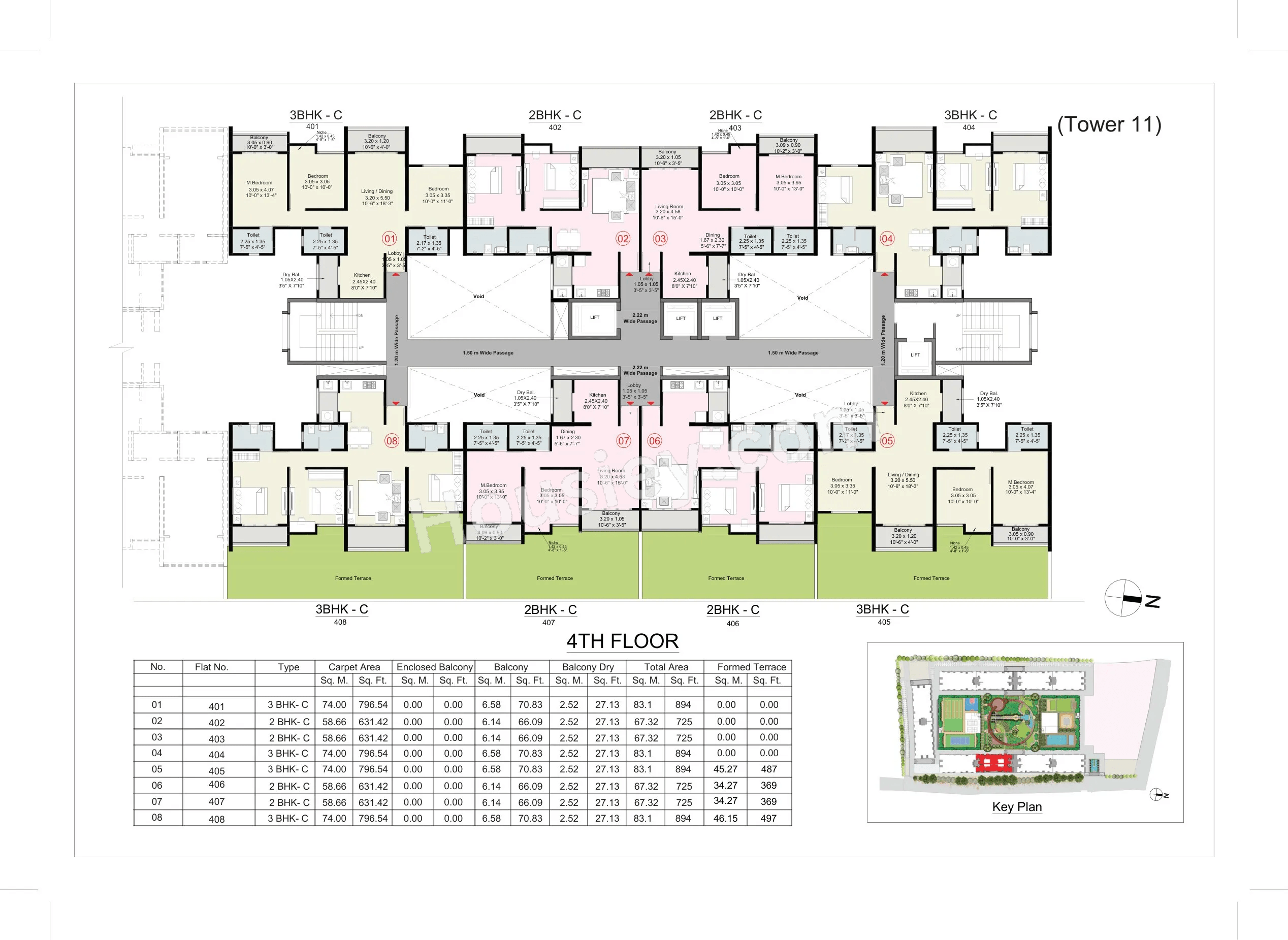 Kohinoor Central Park Floor plan 4