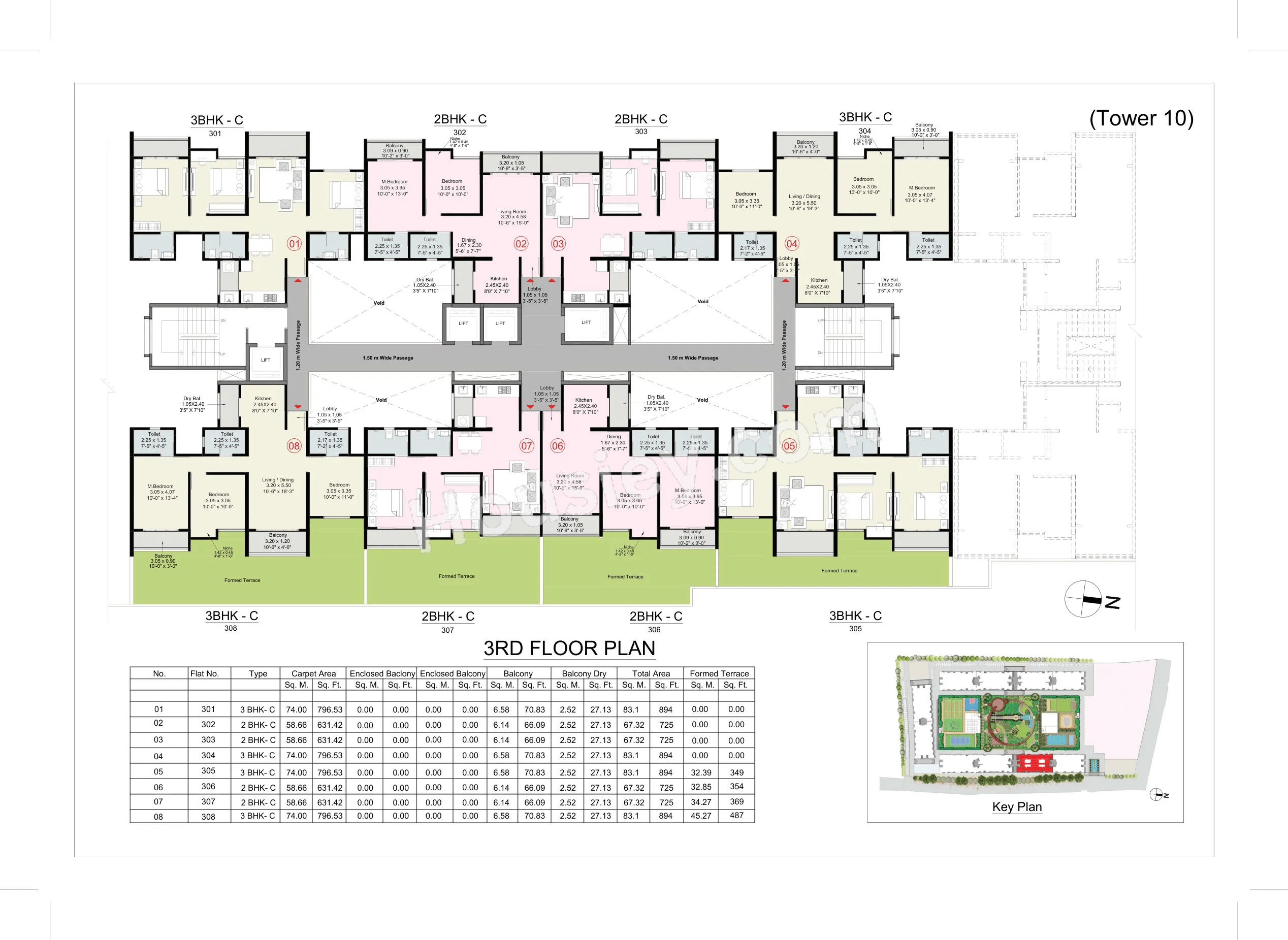 Kohinoor Central Park Floor plan 6