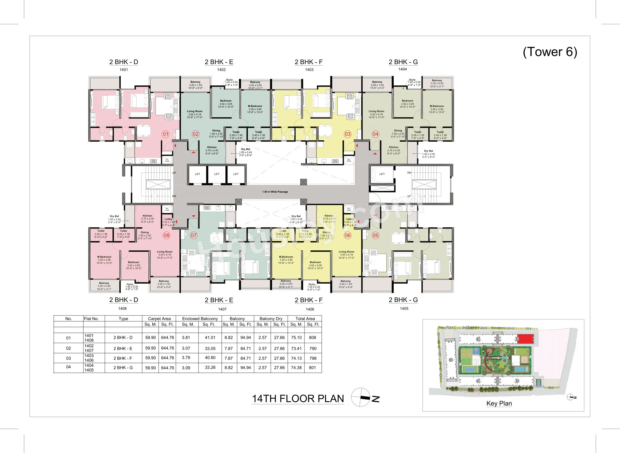 Kohinoor Central Park Floor plan 9