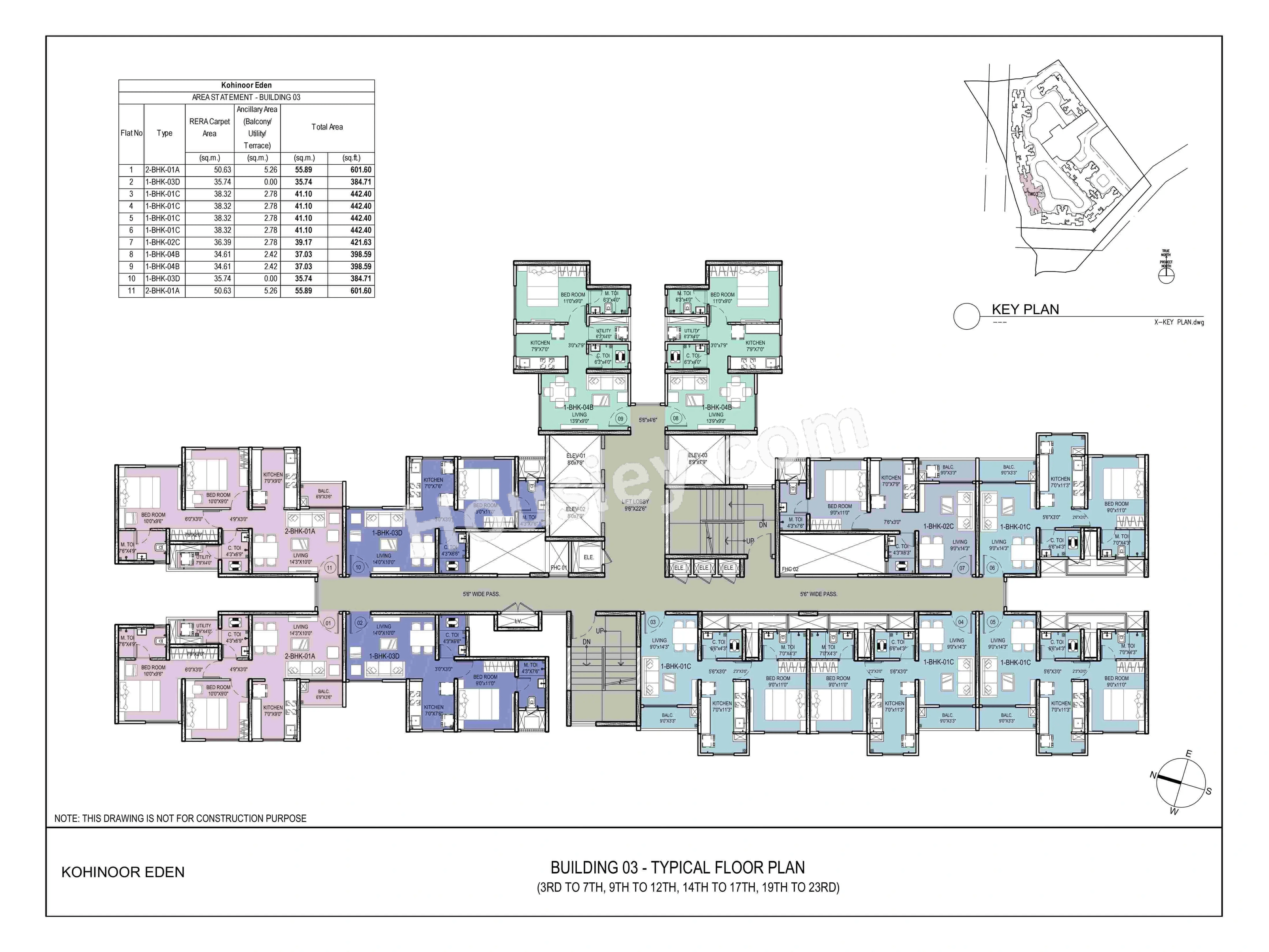Kohinoor Eden Floor plan 1
