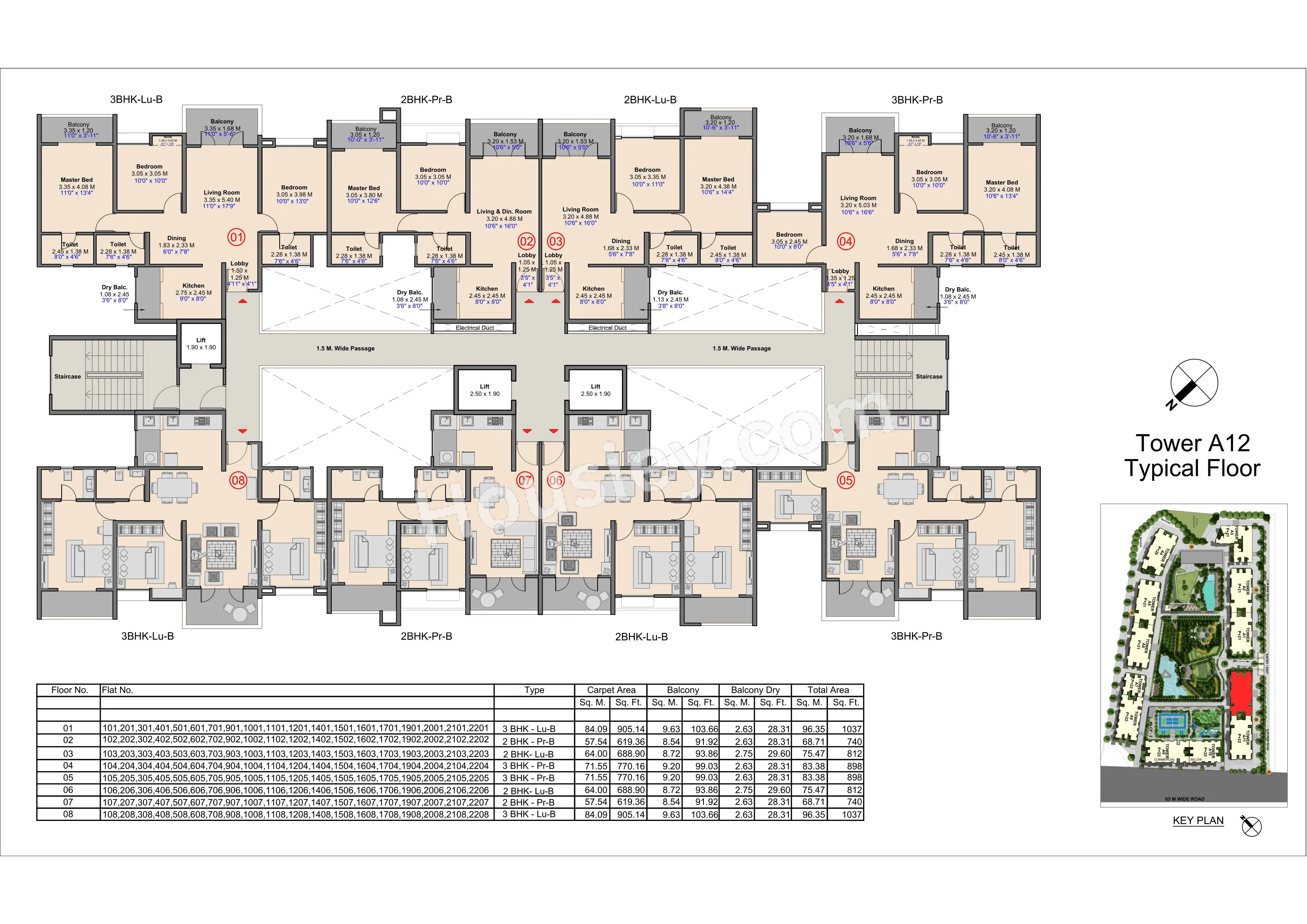 Kohinoor Kaleido Floor plan 4