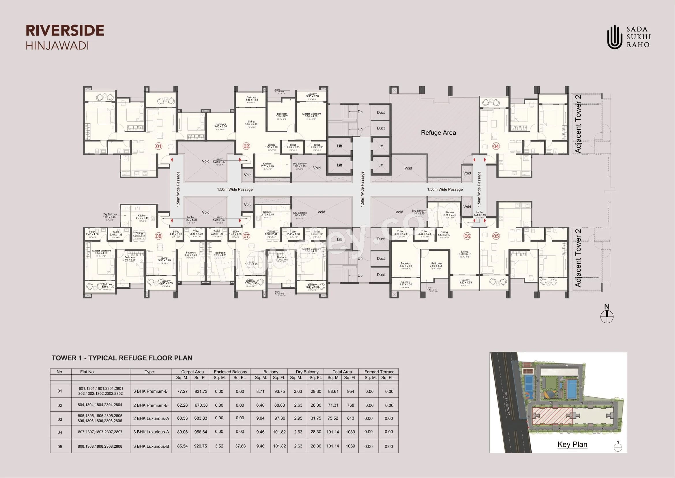 Kohinoor Royale Towers Floor plan 2