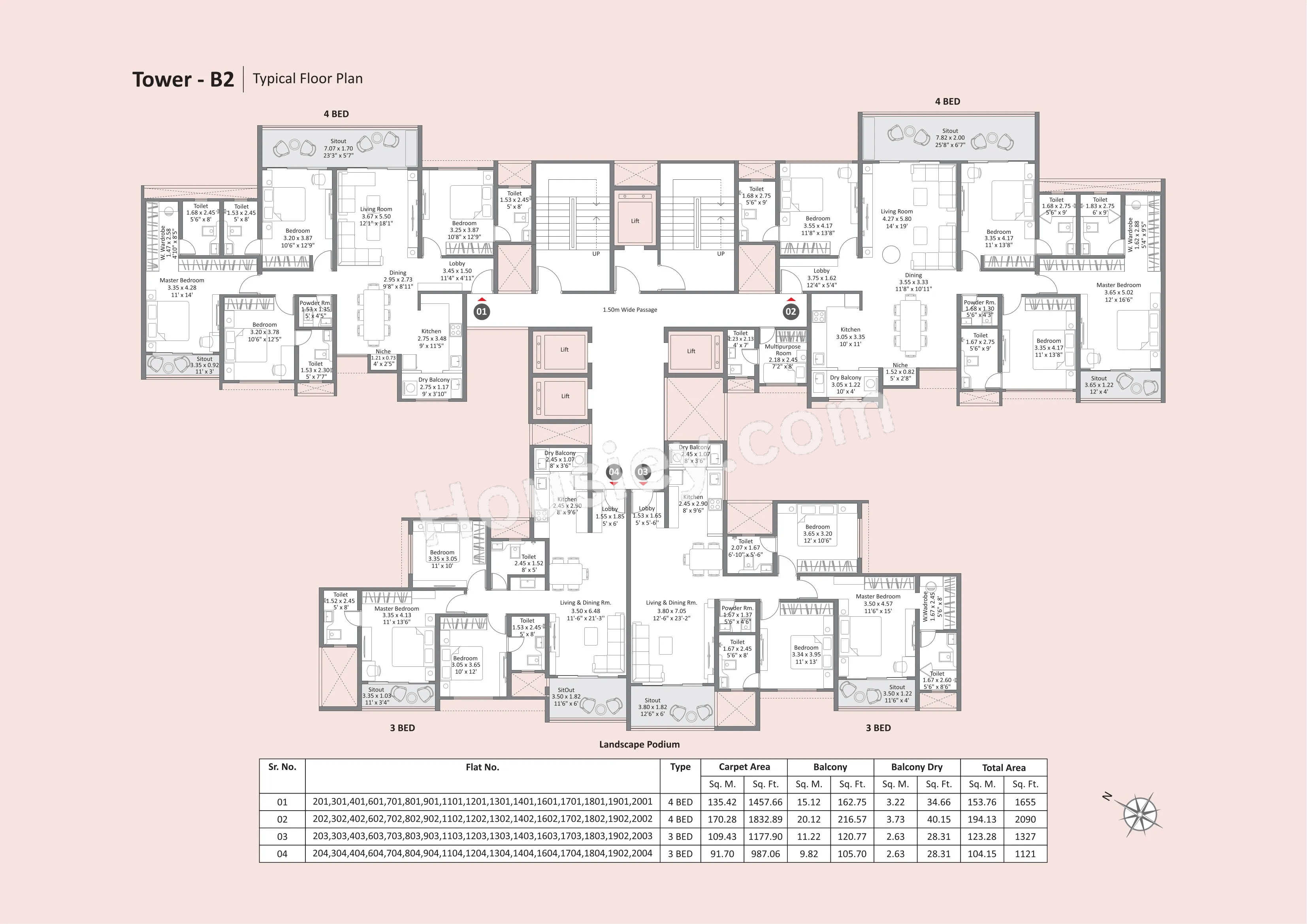 Kohinoor Satori Floor plan 3