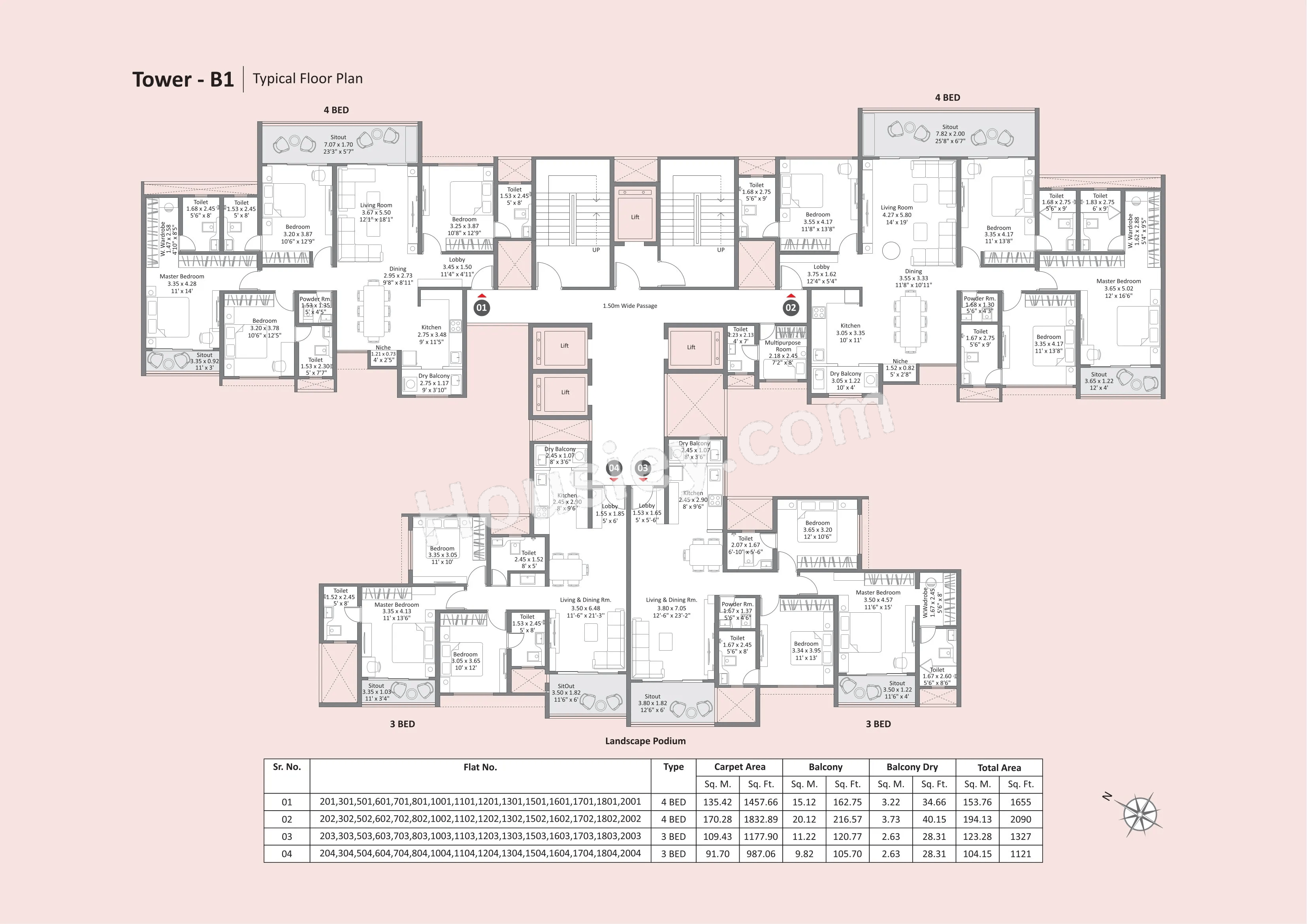 Kohinoor Satori Floor plan 5