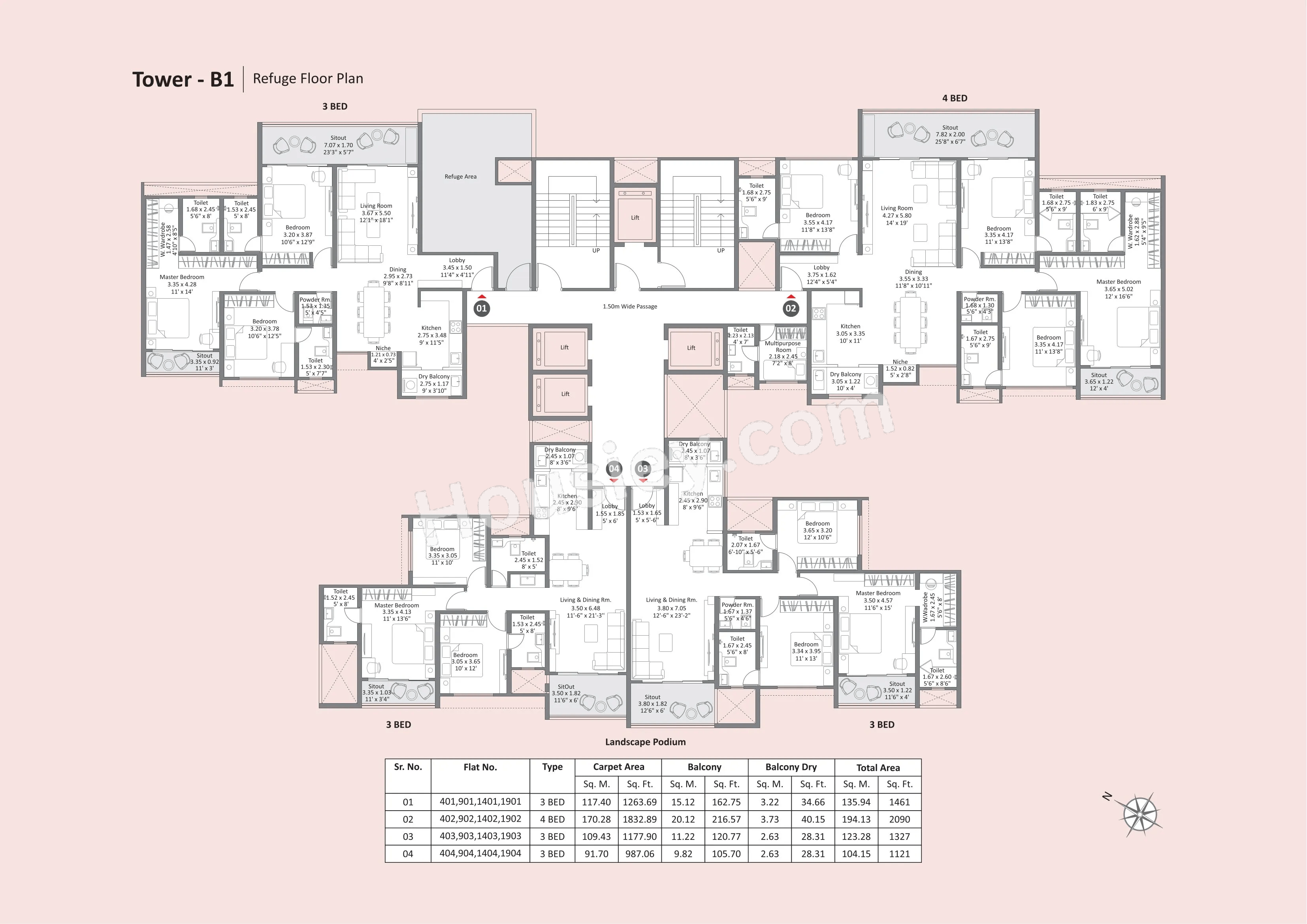 Kohinoor Satori Floor plan 6