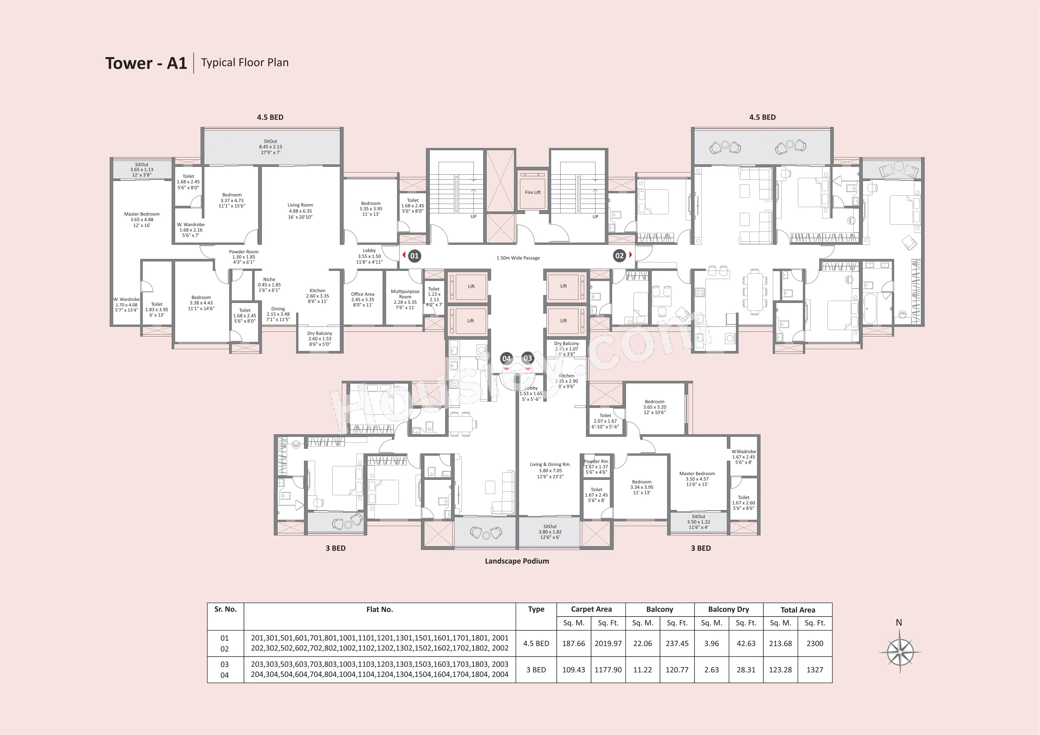 Kohinoor Satori Floor plan 9