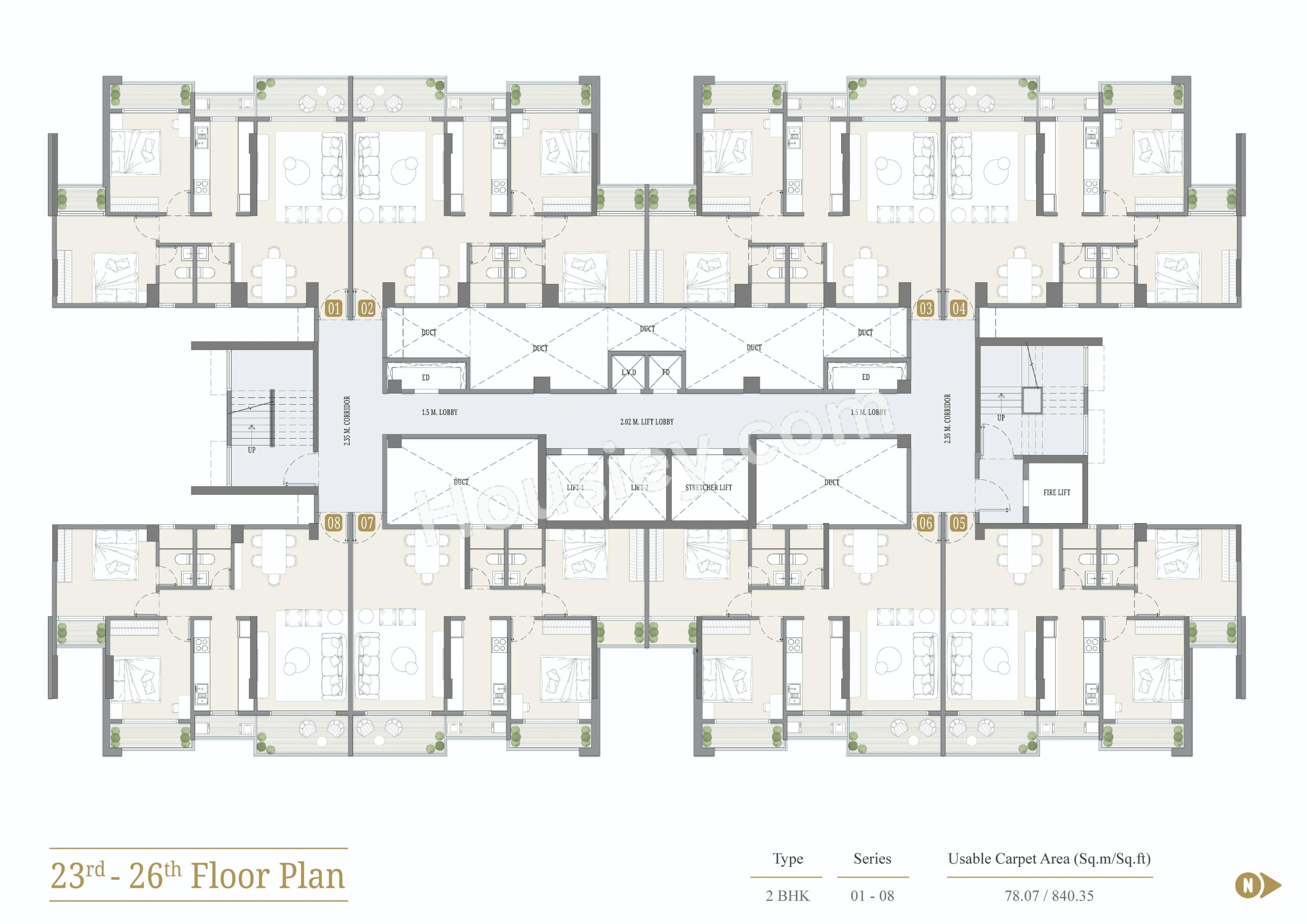Kolte Patil La Vita Floor plan 3