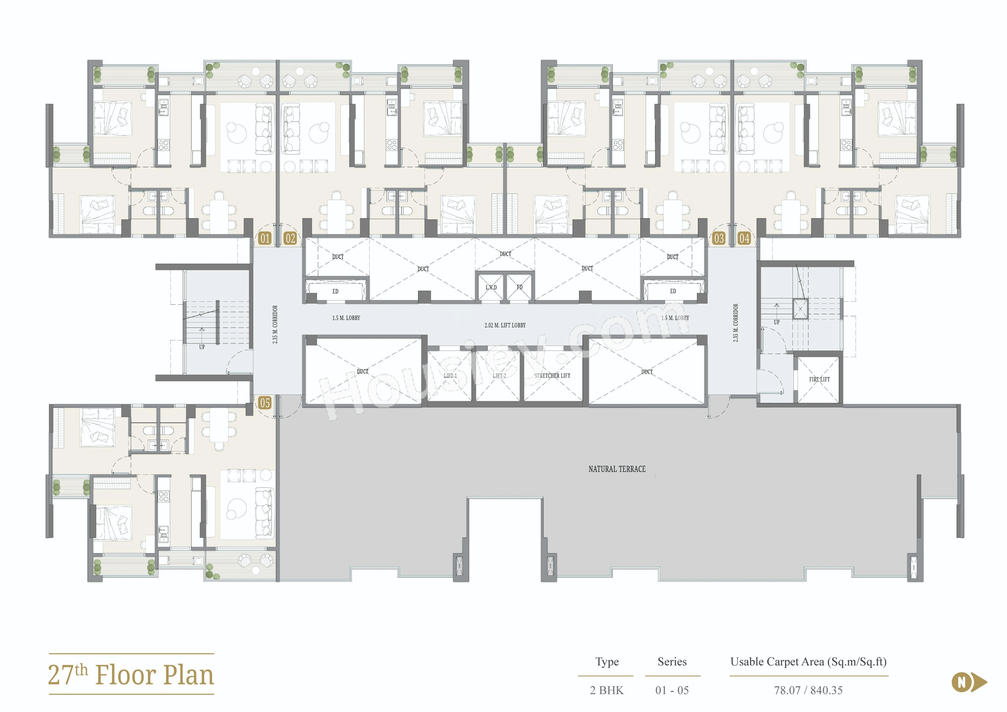 Kolte Patil La Vita Floor plan 4