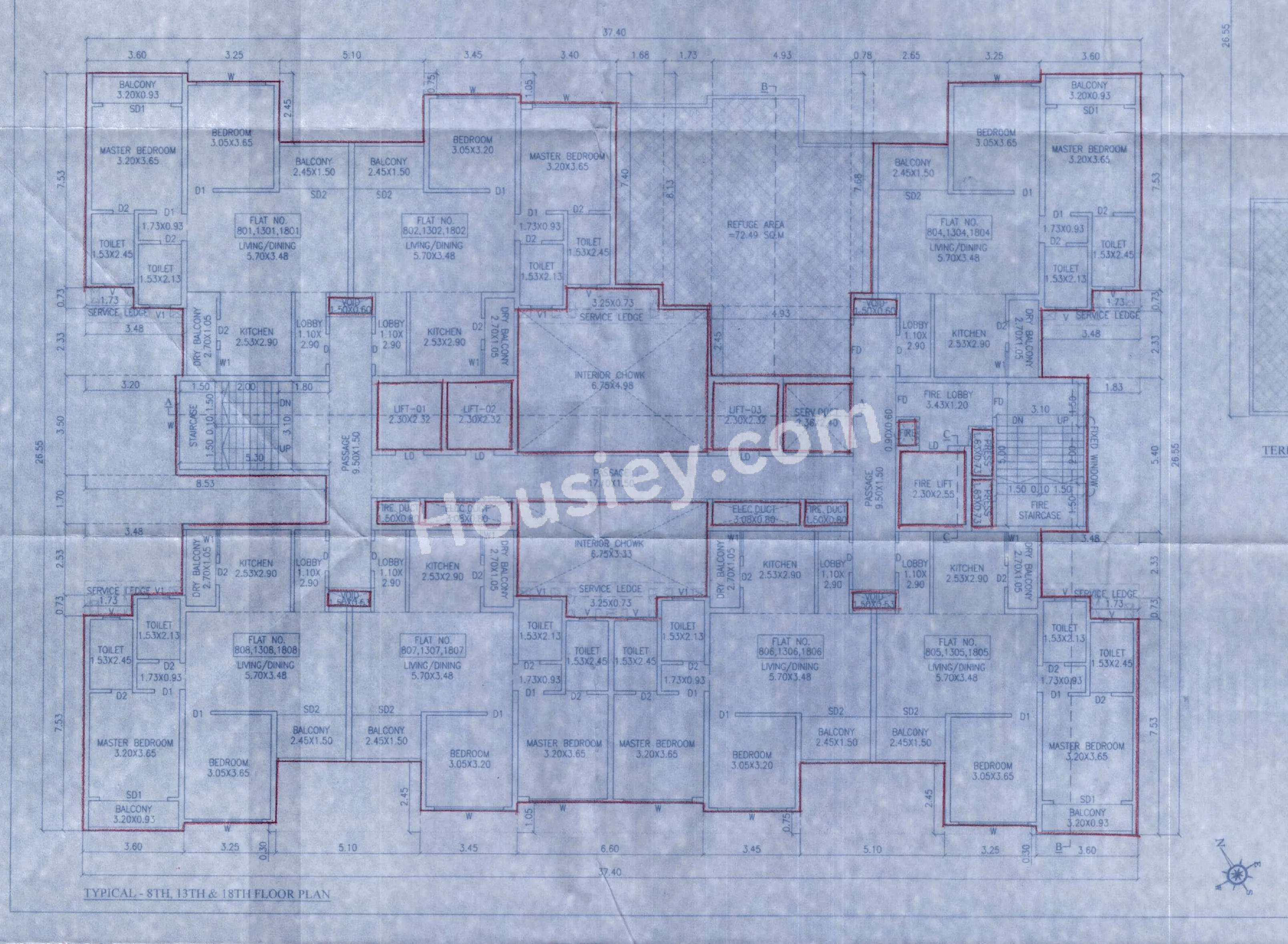 Kolte Patil The Winds Floor plan 1