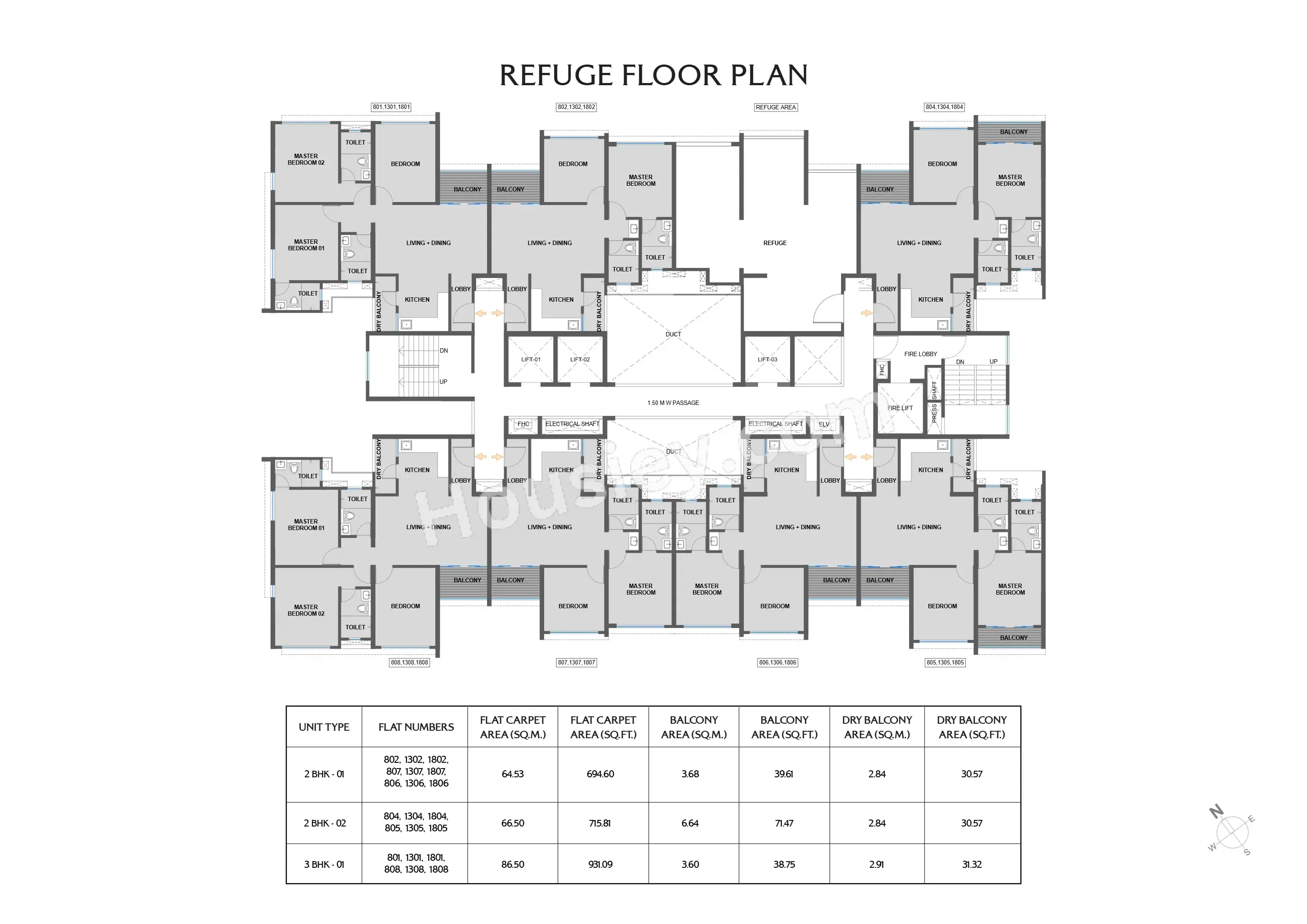 Kolte Patil The Winds Floor plan 5