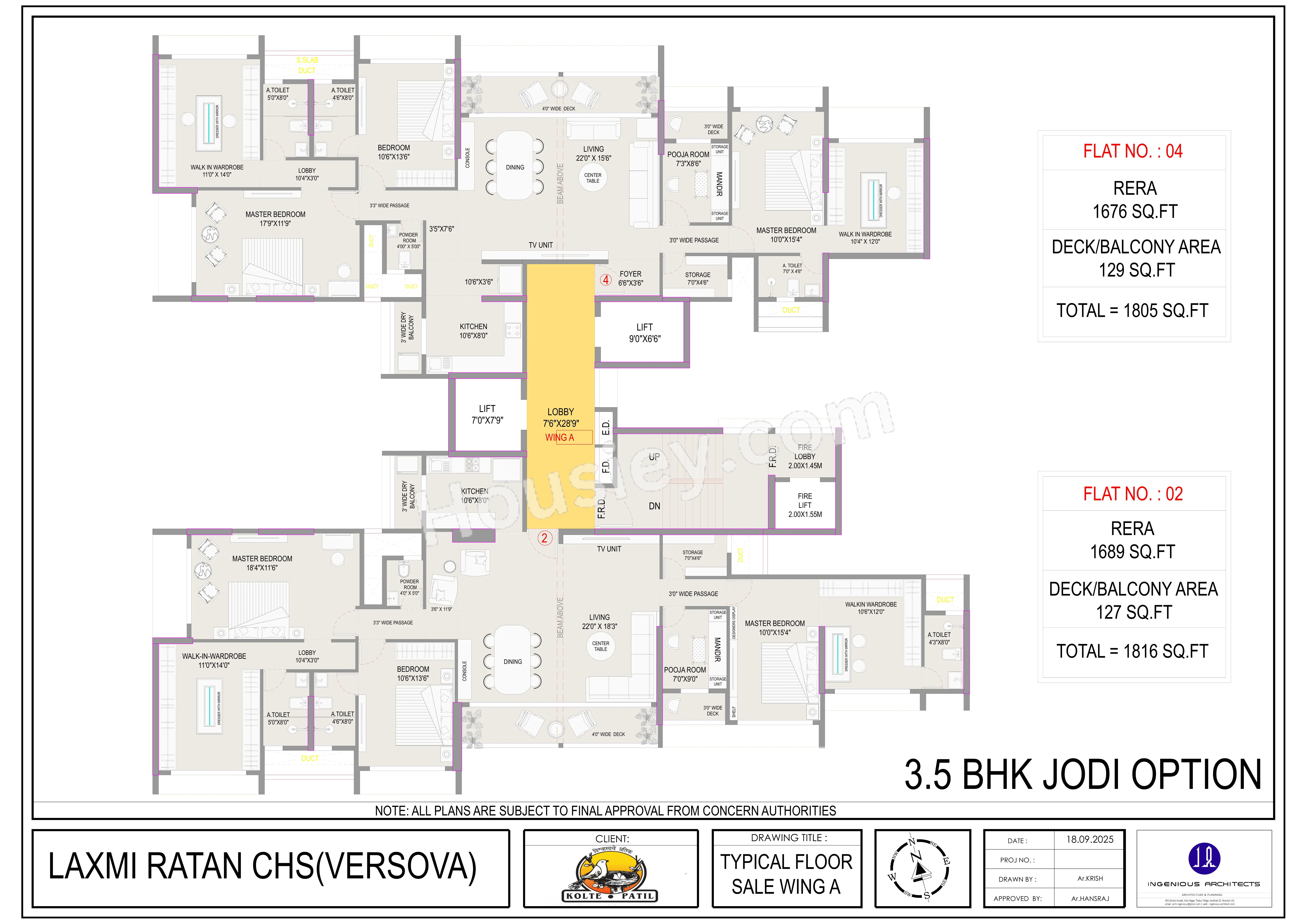 Kolte Patil Versova Floor plan 2