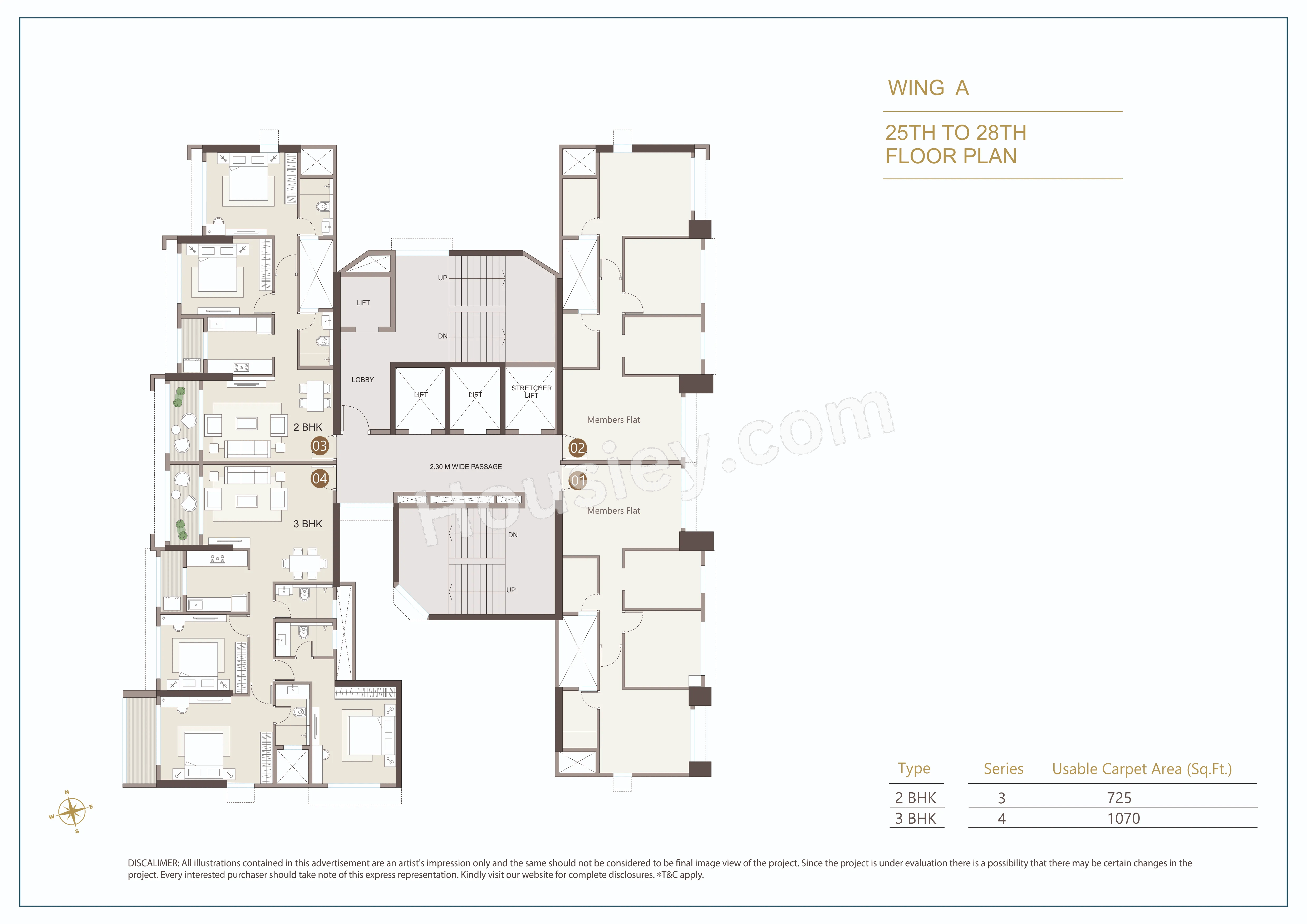 Kolte Patil Vivere Floor plan 1