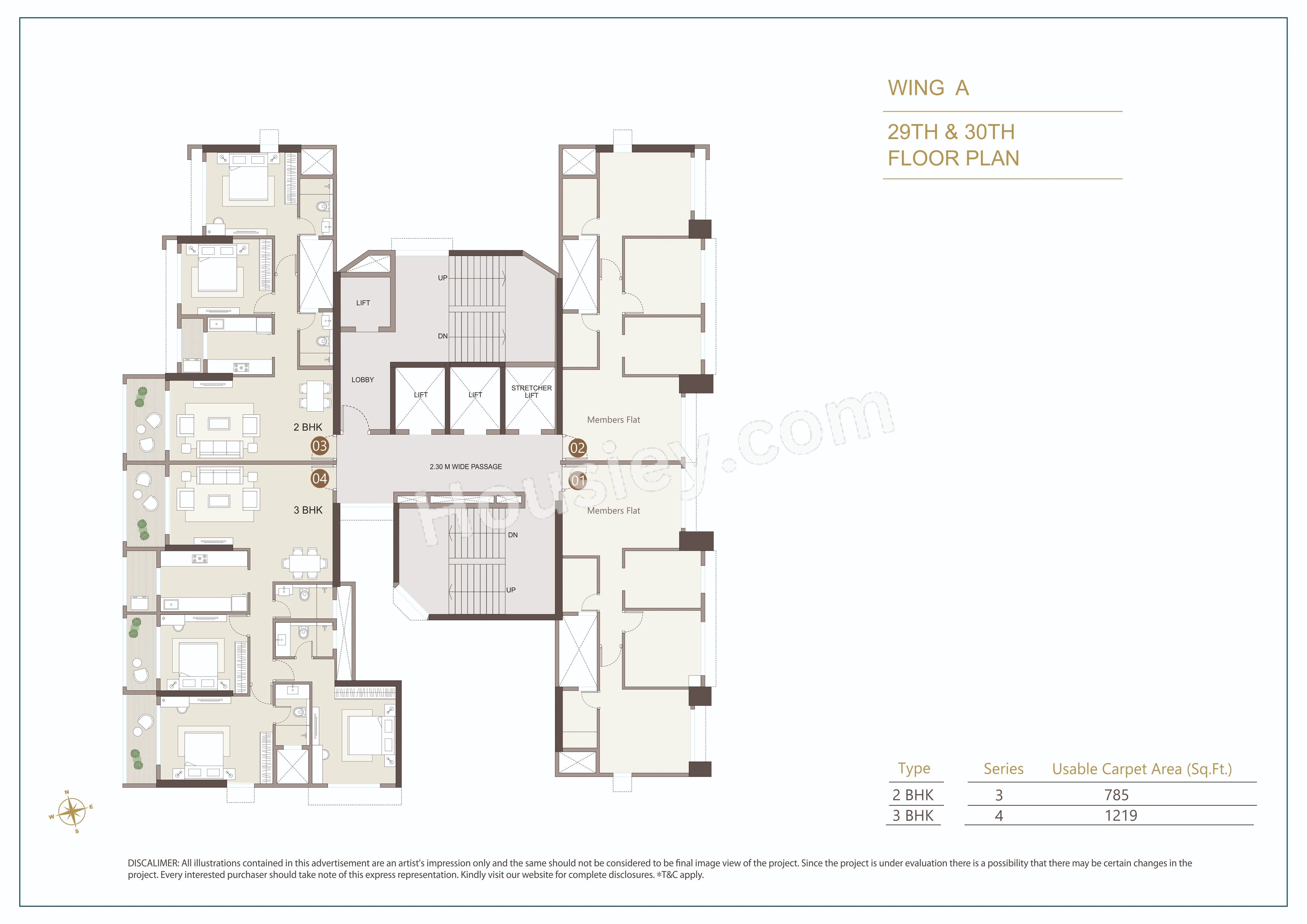 Kolte Patil Vivere Floor plan 2