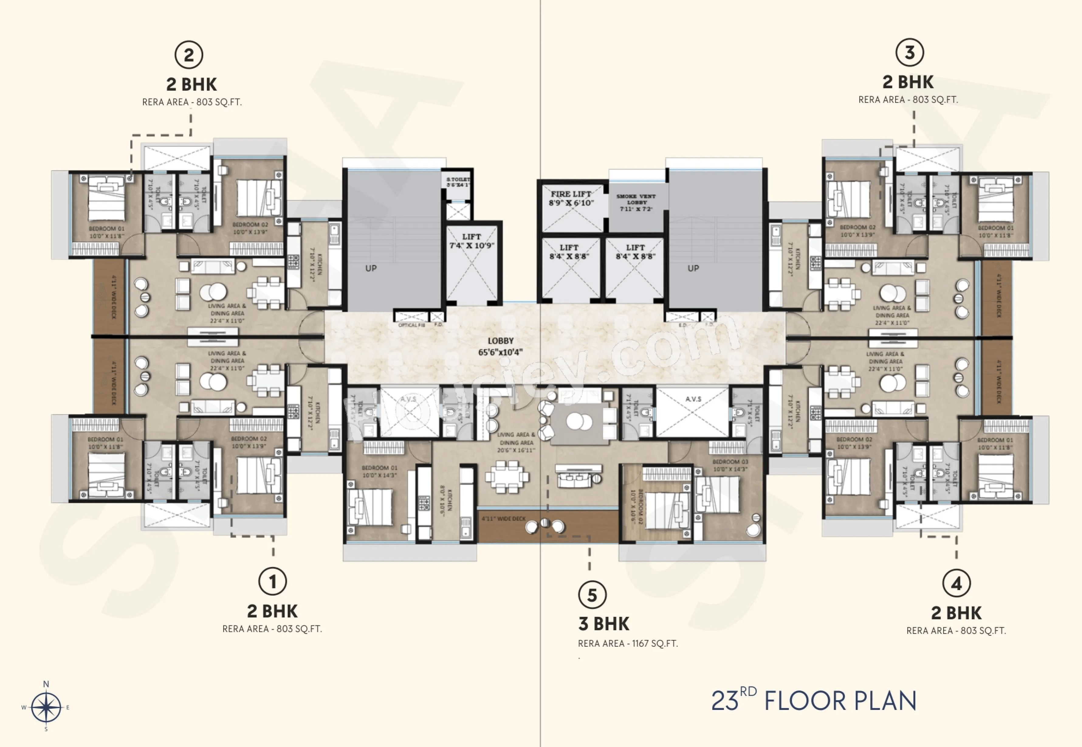 Konark 32 West View Floor plan 7