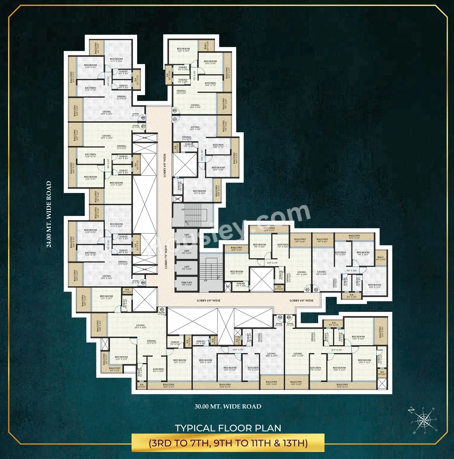 Kuber Empire Floor plan 1