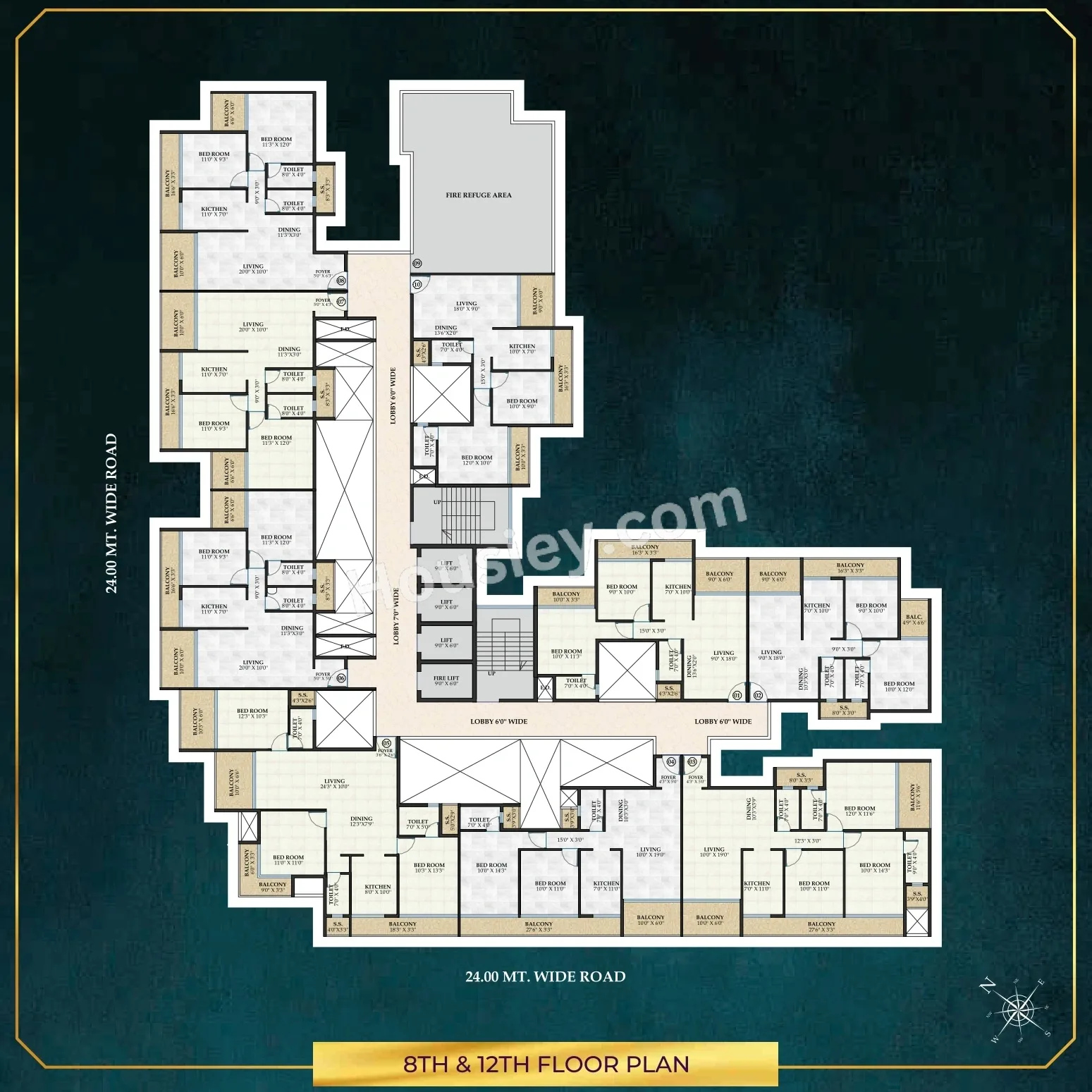 Kuber Empire Floor plan 4