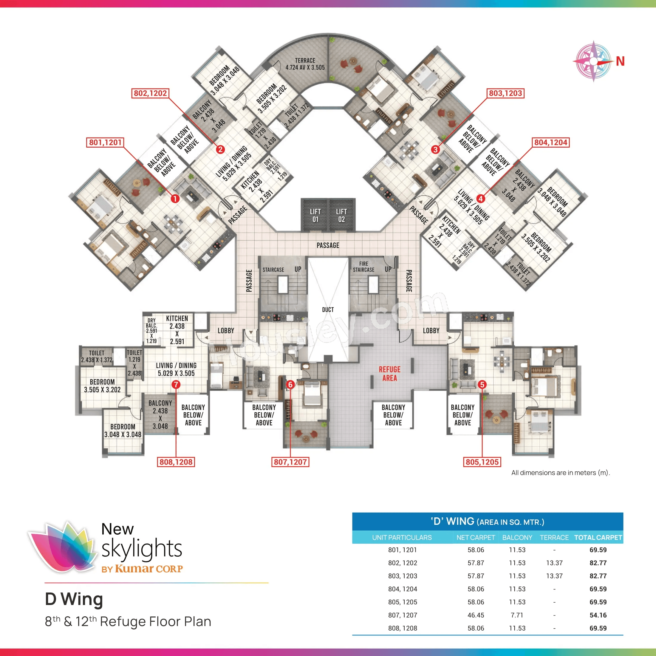 Kumar Skylights Floor plan 2