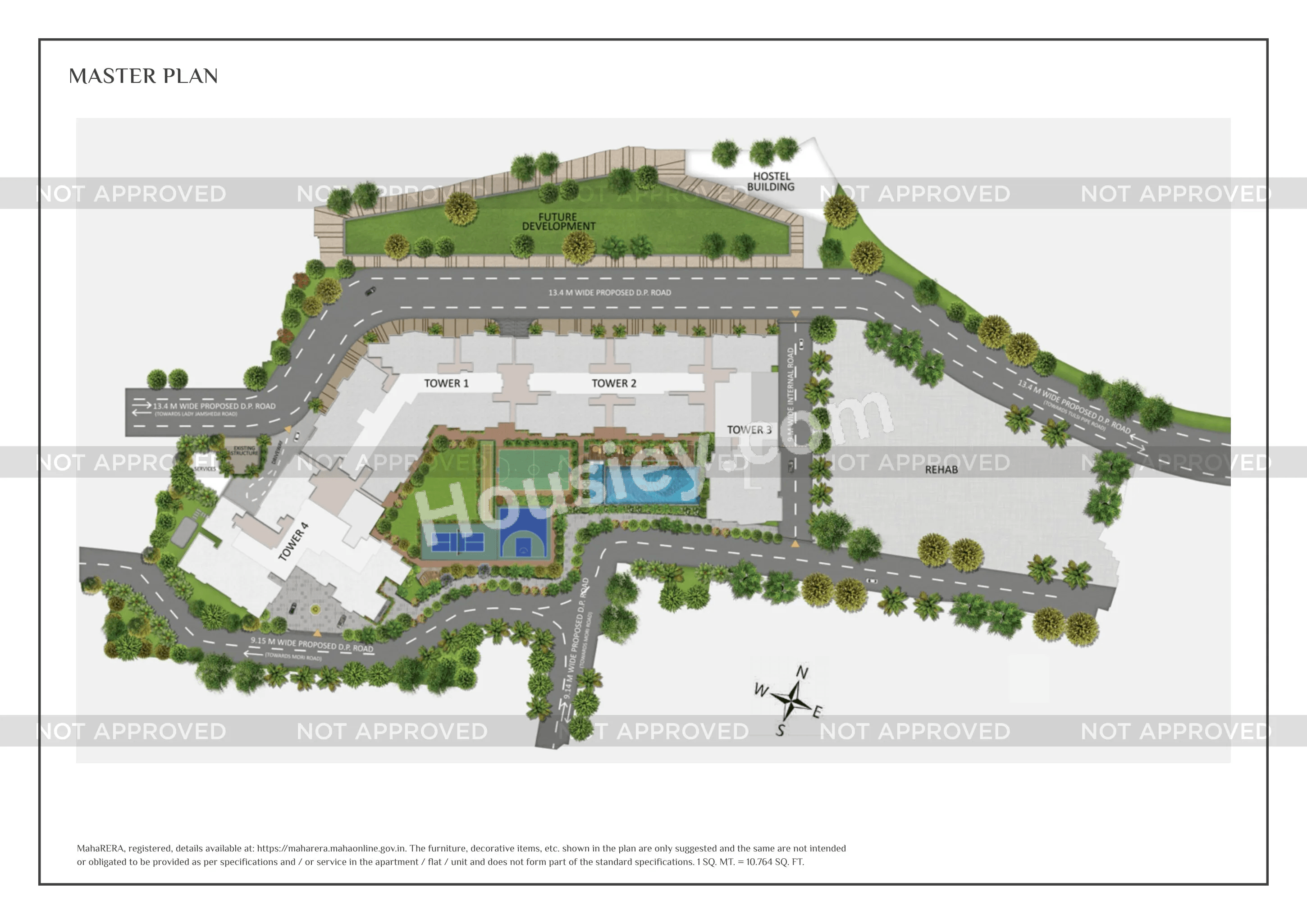 L&T Island Cove Tower 4 Floor plan 1