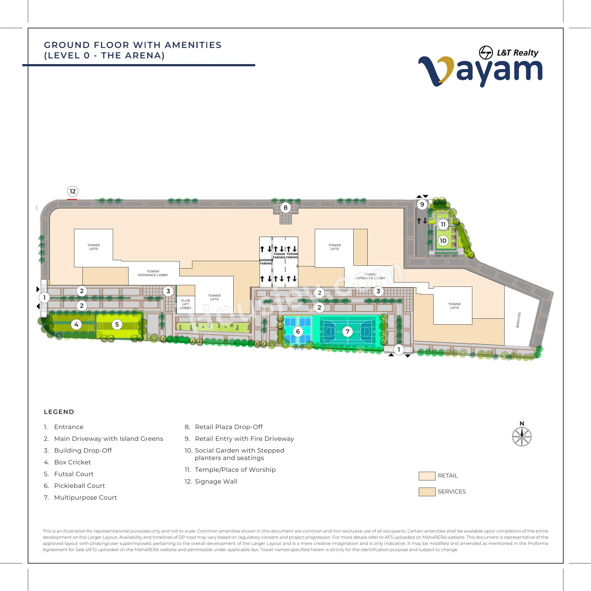 L&T Vayam Floor plan 1