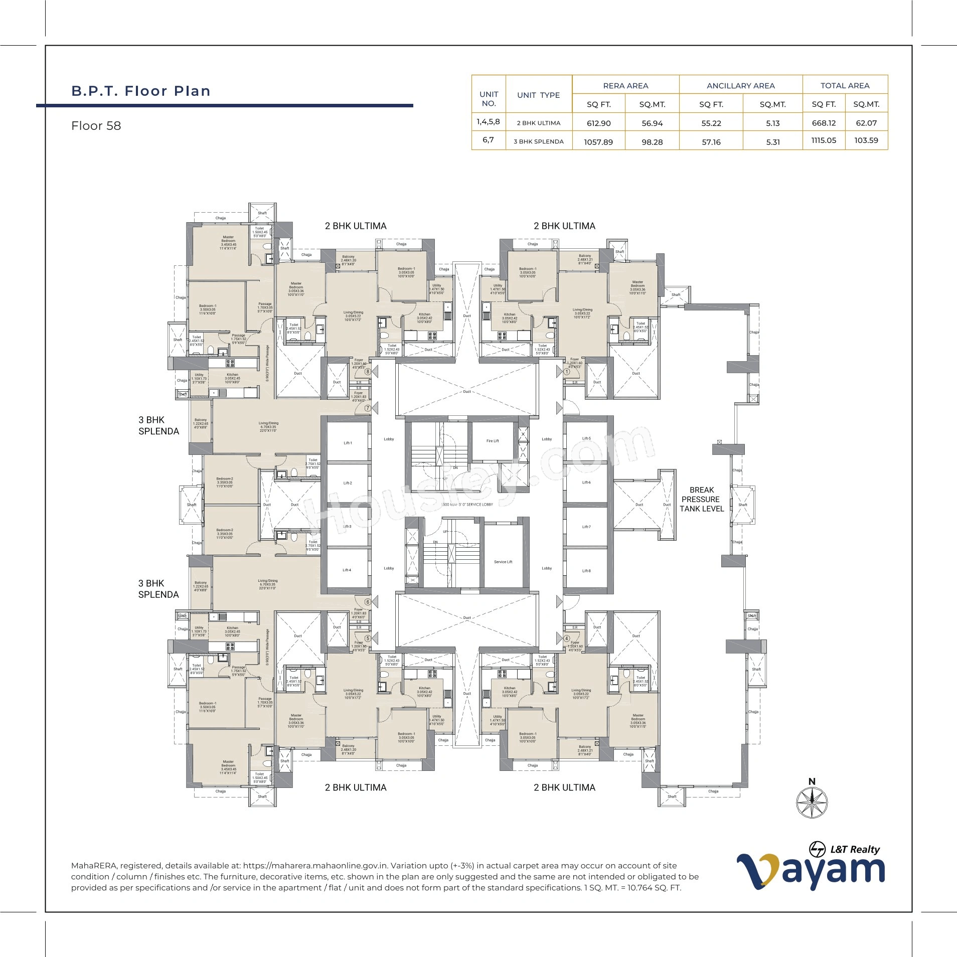 L&T Vayam Floor plan 9