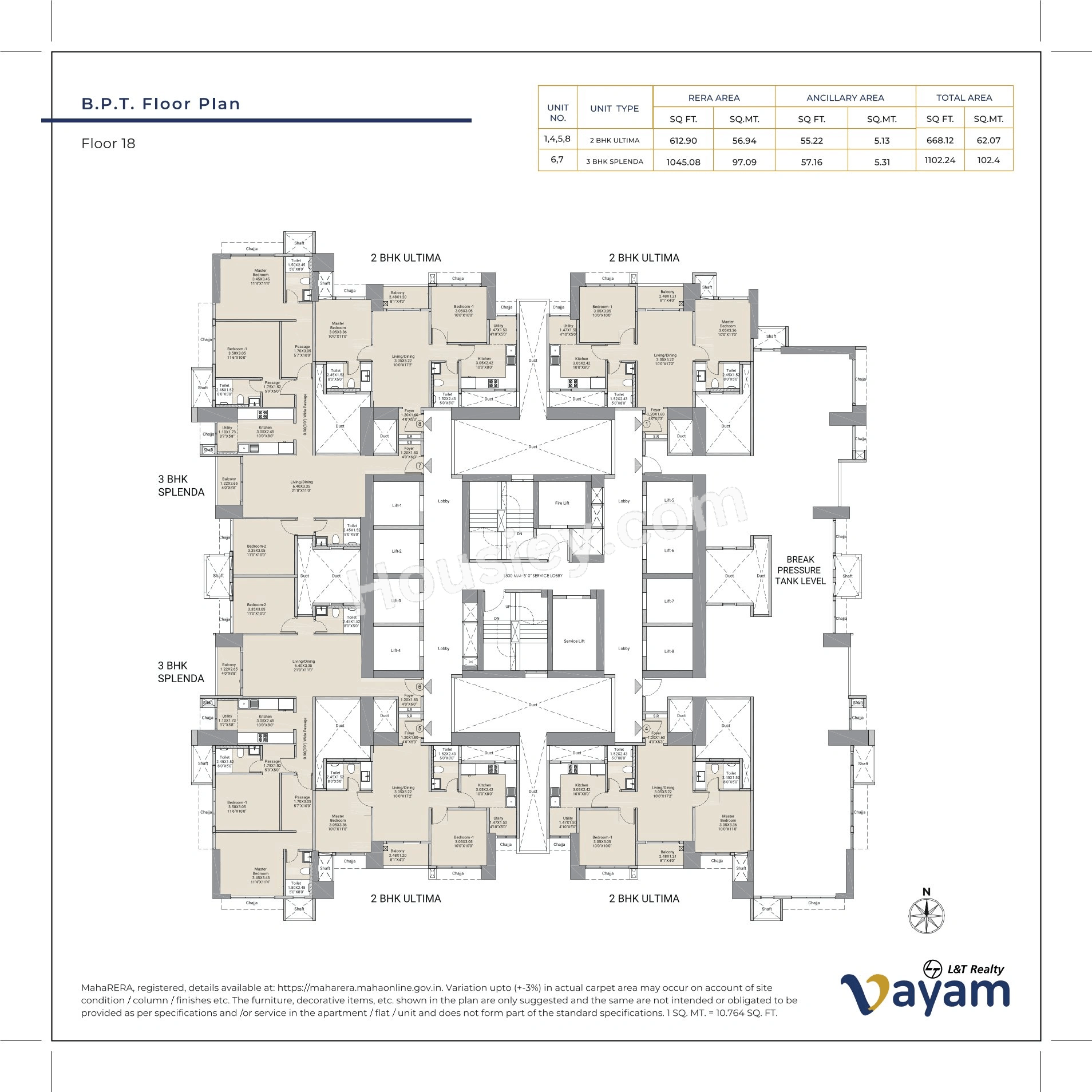 L&T Vayam Floor plan 10