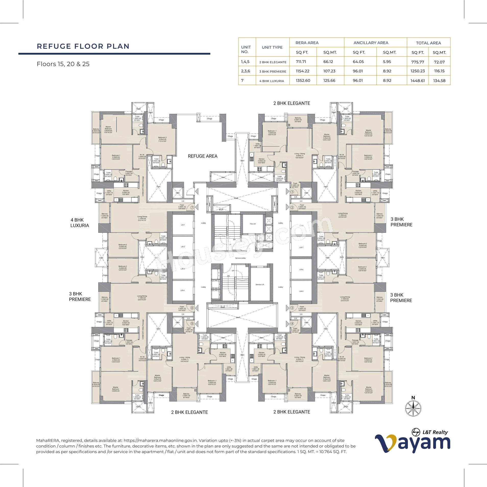 L&T Vayam Floor plan 11