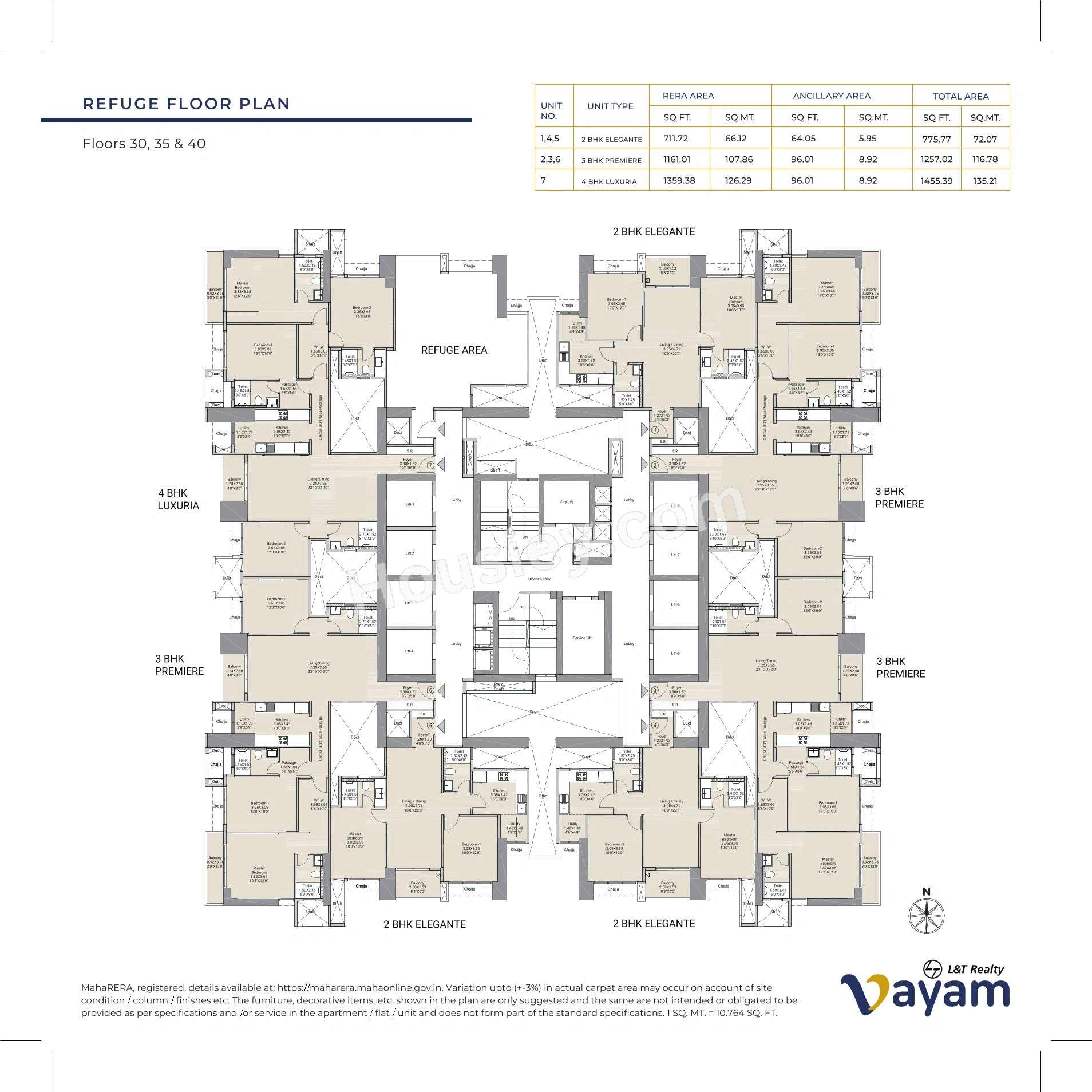 L&T Vayam Floor plan 12