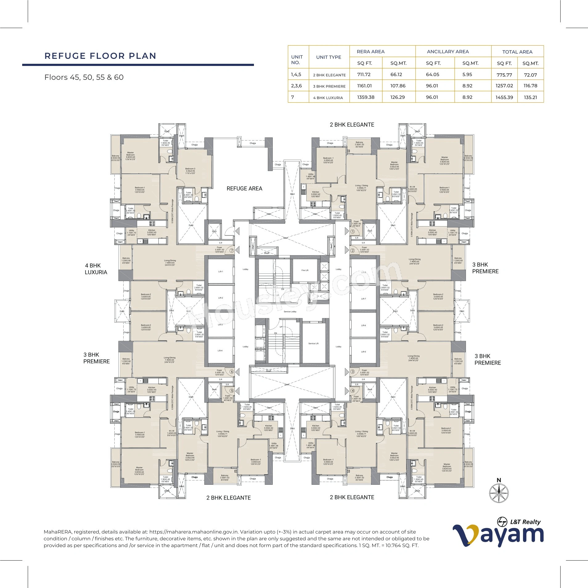L&T Vayam Floor plan 13