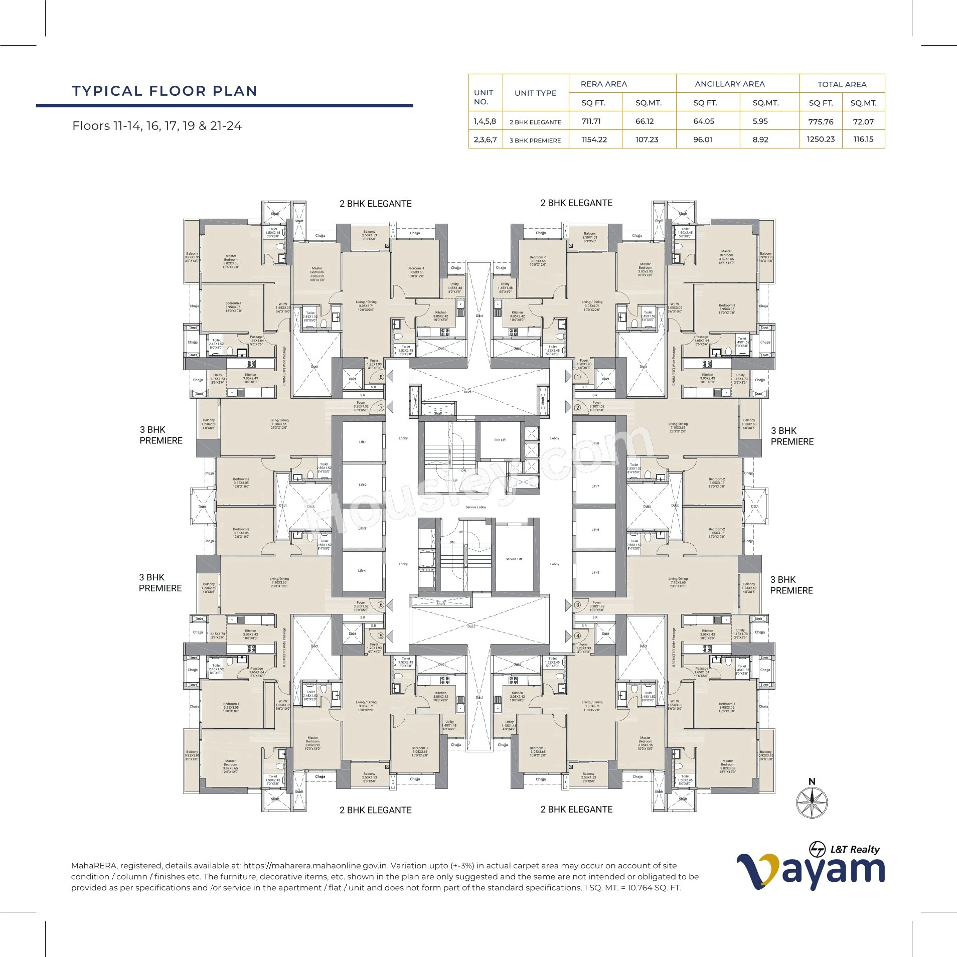 L&T Vayam Floor plan 18