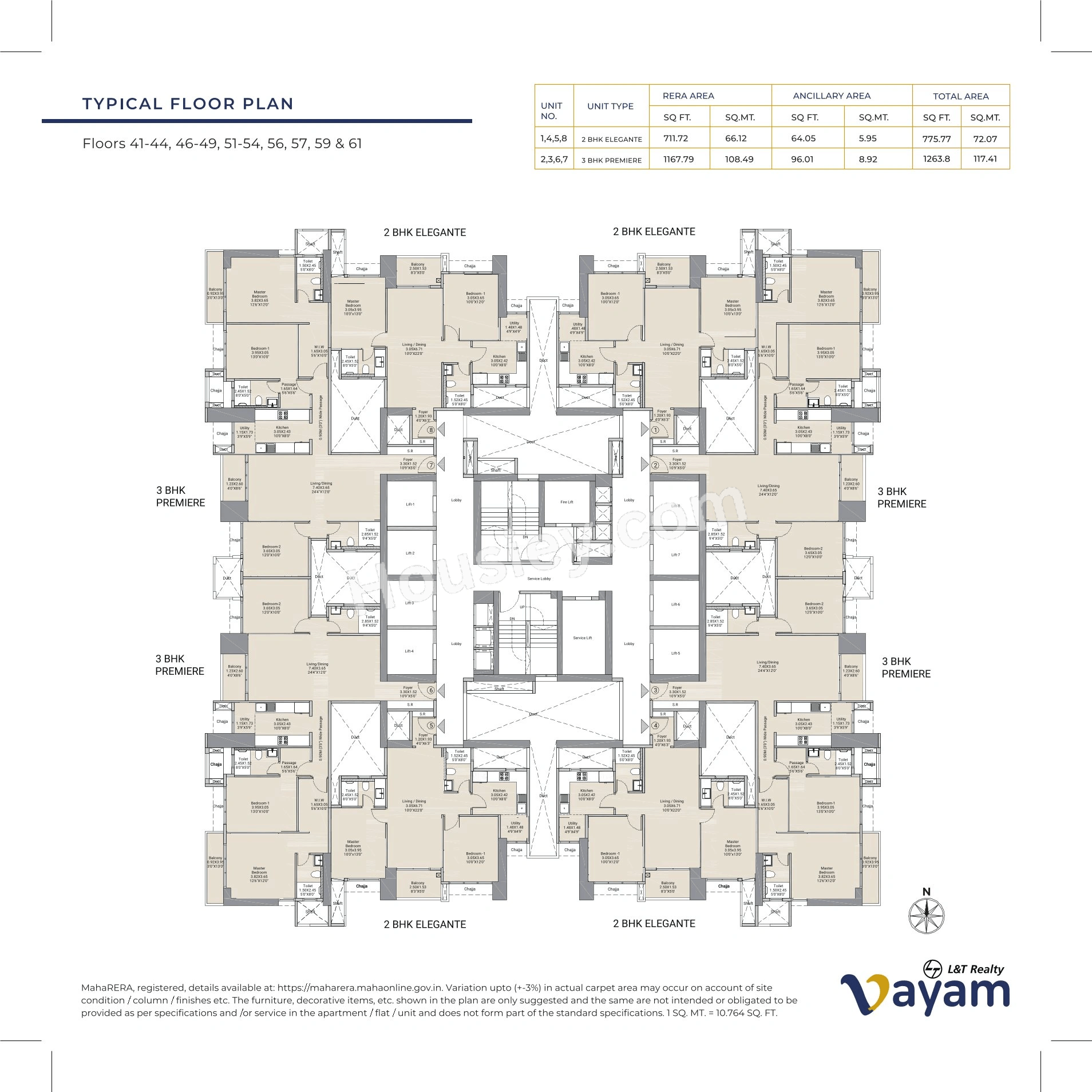 L&T Vayam Floor plan 20