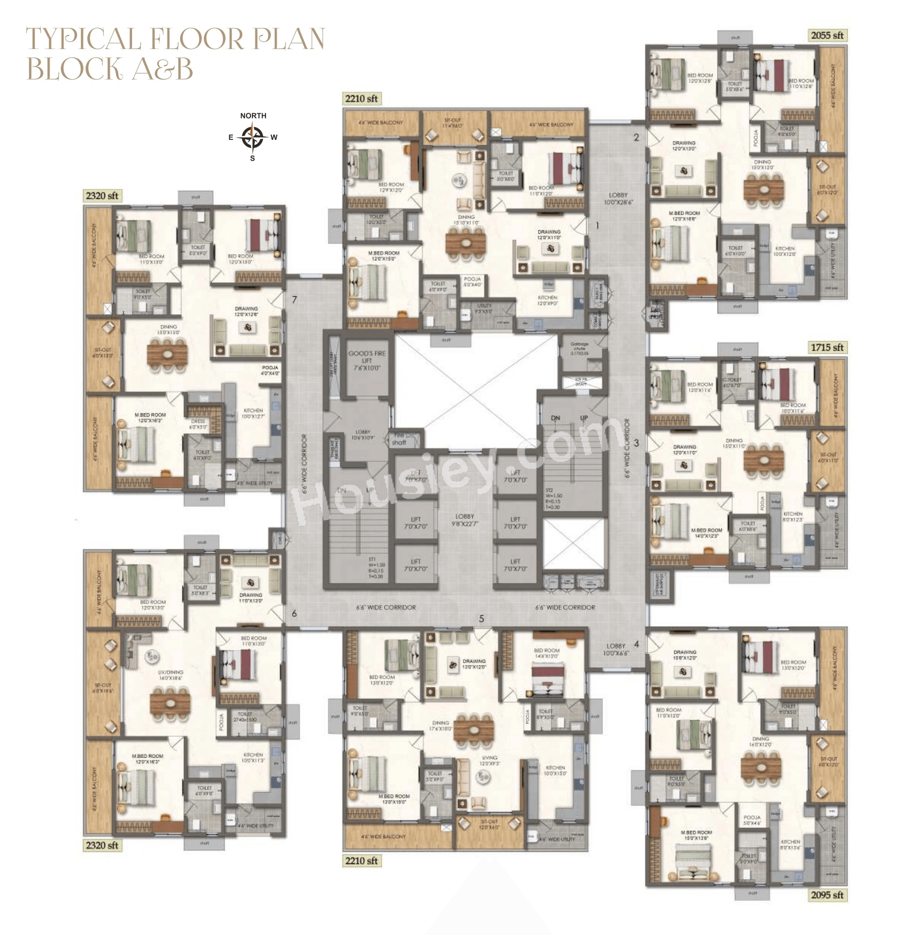 Lansum El Palacio Floor Plan