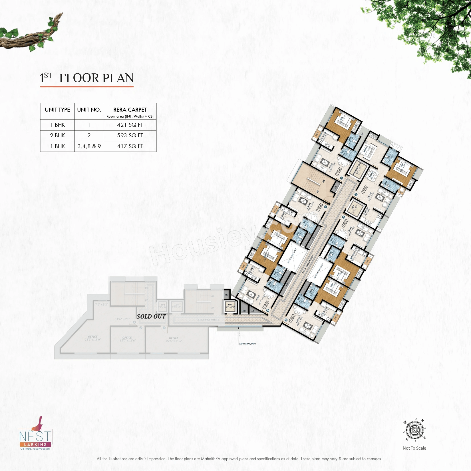 Larkins Nest Floor plan 1
