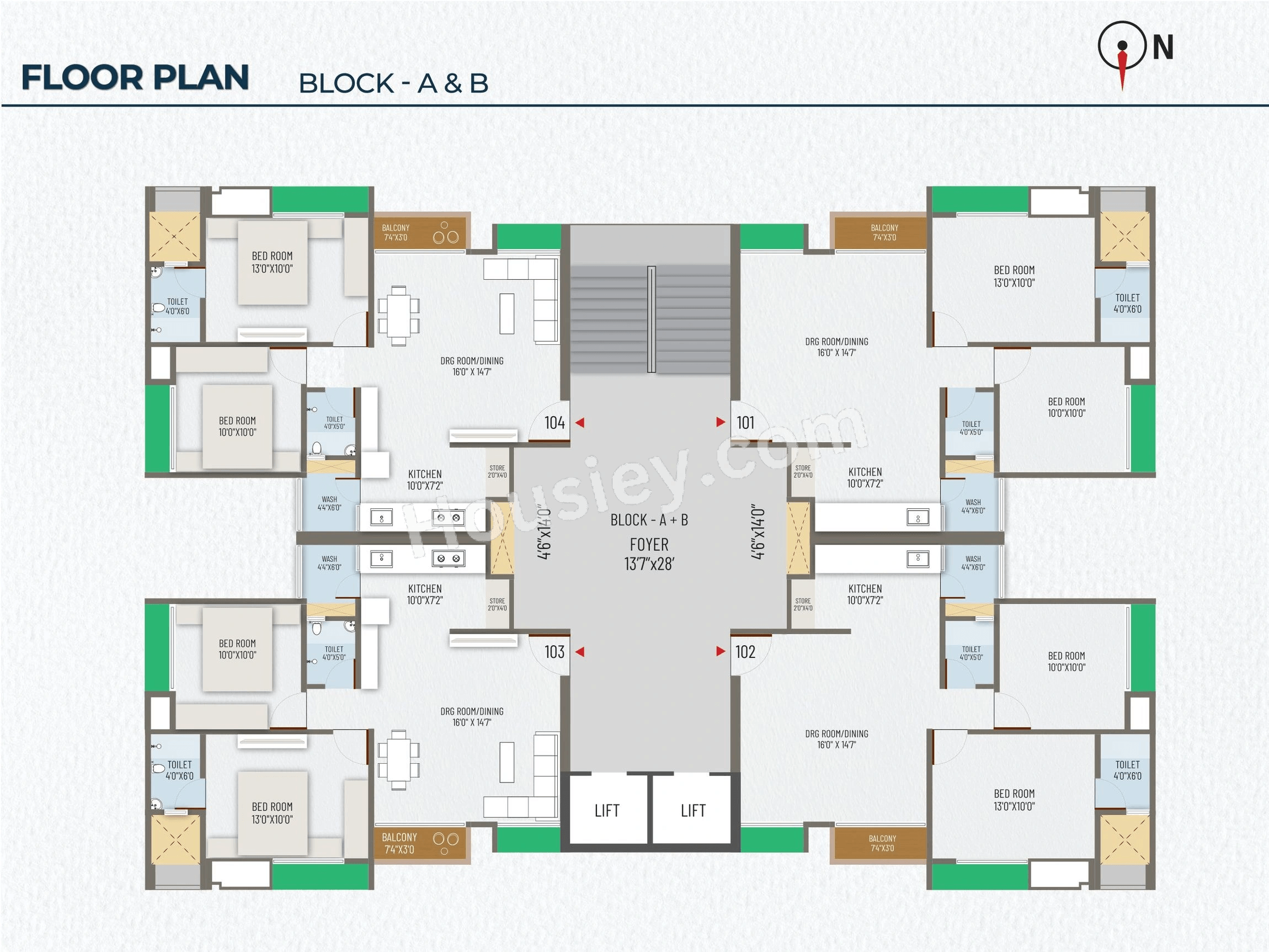Laxmi Aleta Floor plan 1