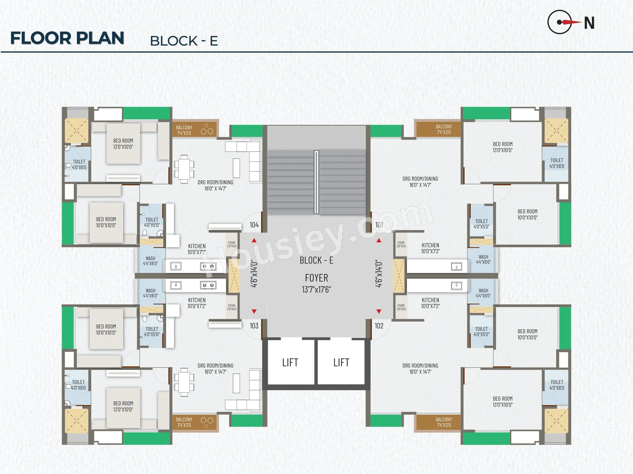 Laxmi Aleta Floor plan 3