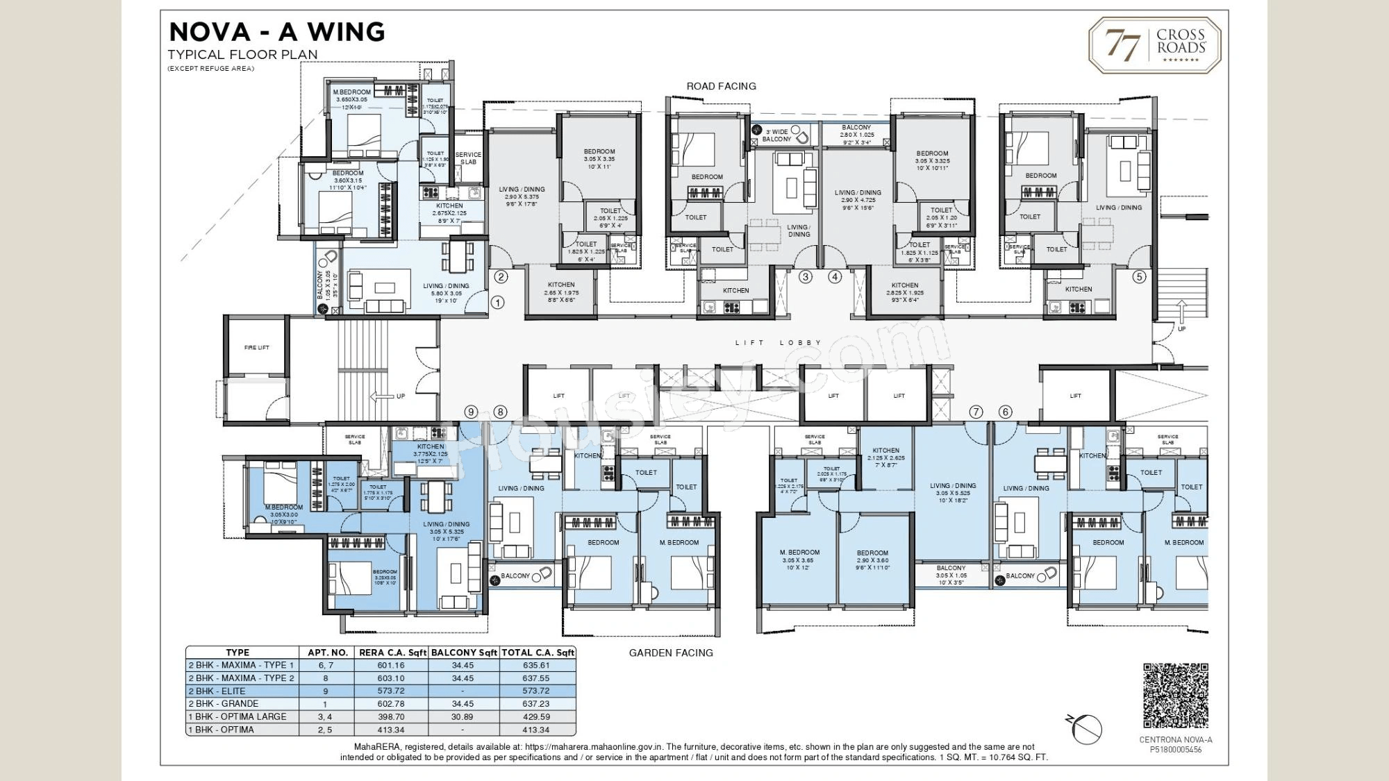 L&T 77 Crossroads Floor plan 1