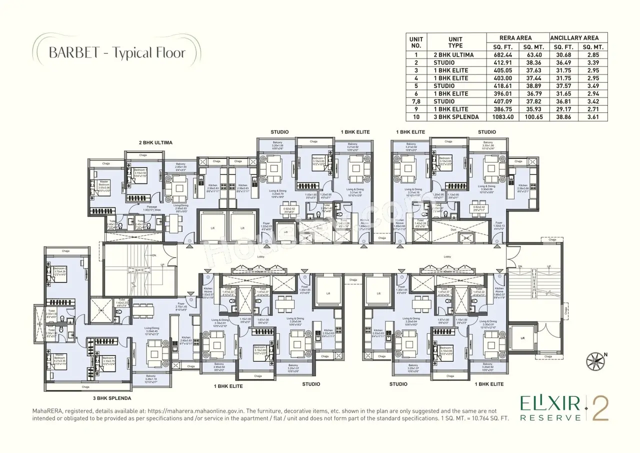 L&T Barbet Floor Plan