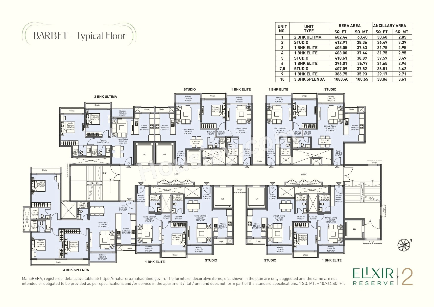 L&T Barbet Floor Plan