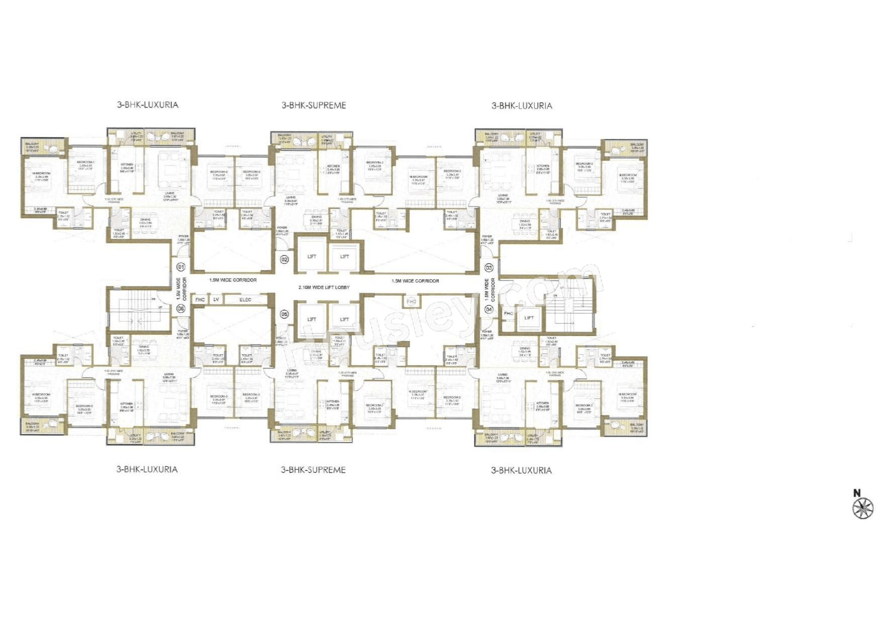 L&T Crestoria Estate Floor plan 2