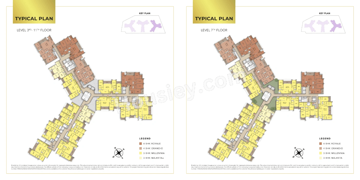 L&T Elara Celestia Floor plan 1