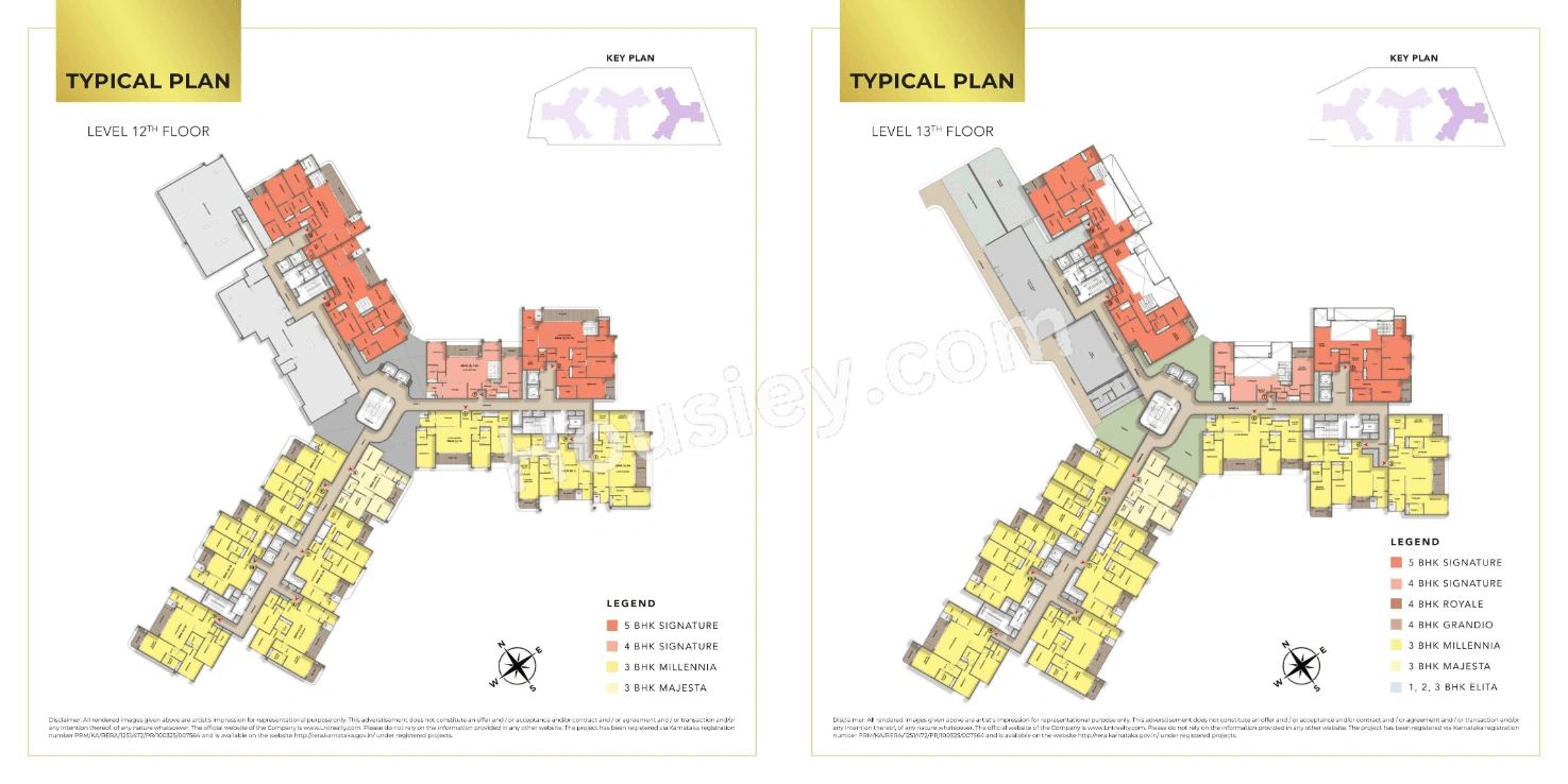 L&T Elara Celestia Floor plan 2