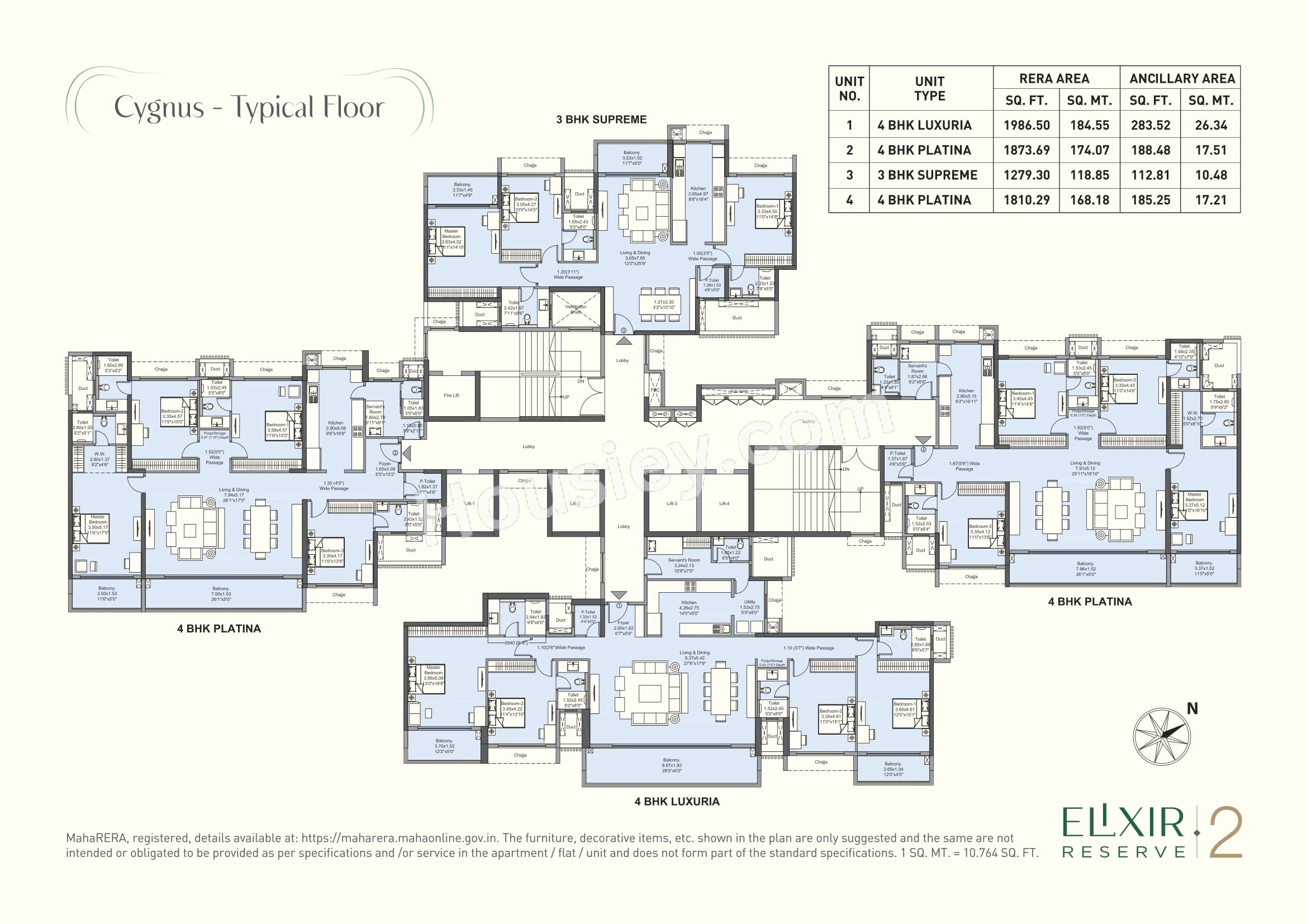L&T Elixir Reserve Floor plan 1