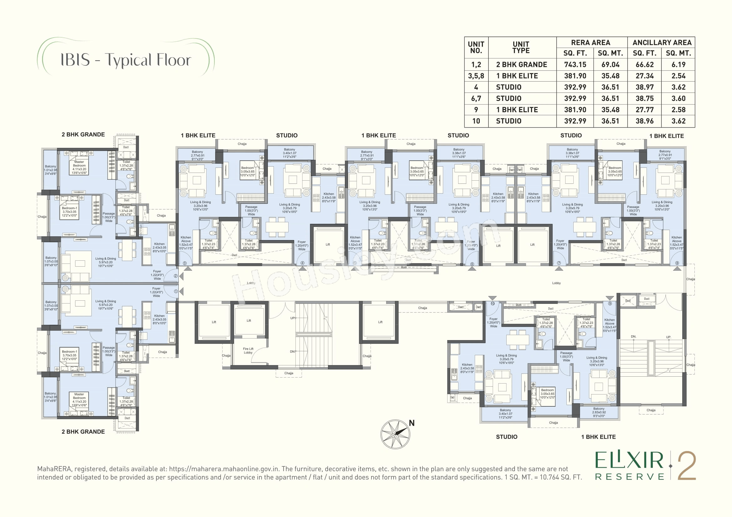 L&T Elixir Reserve Floor plan 3