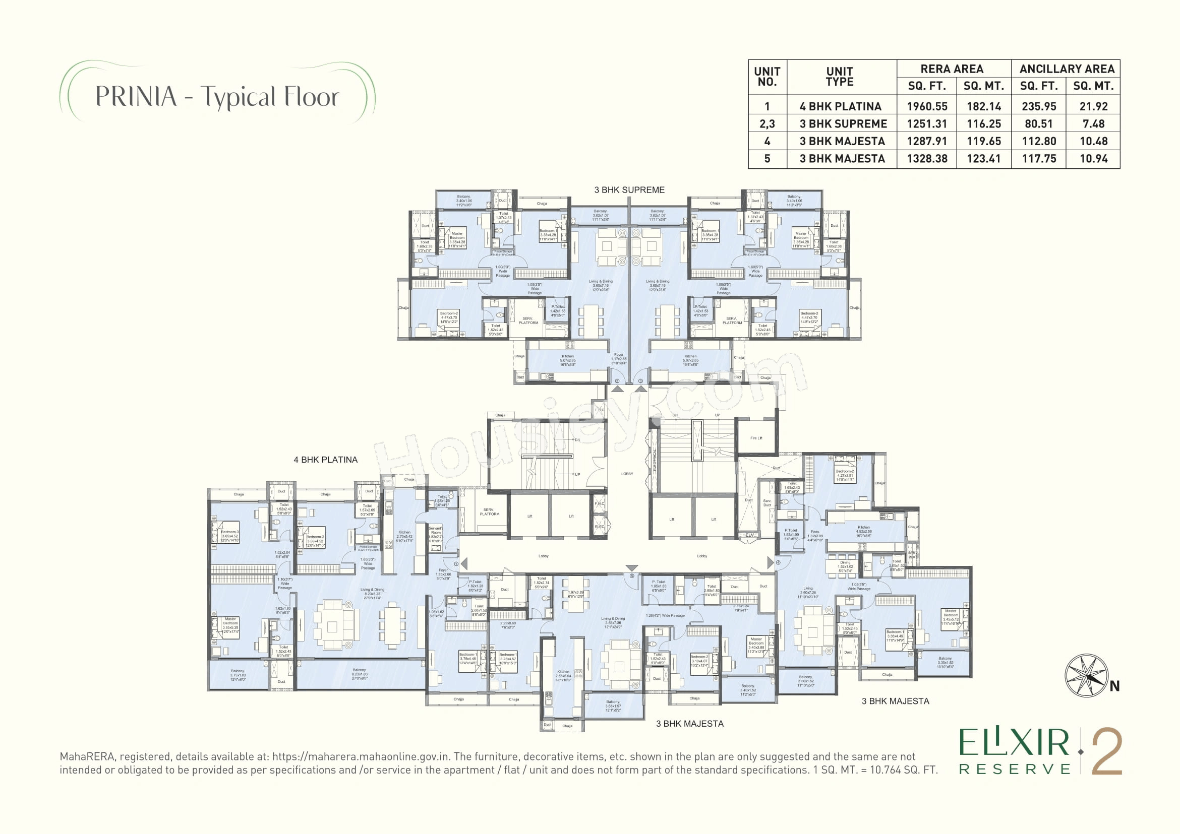 L&T Elixir Reserve Floor plan 4