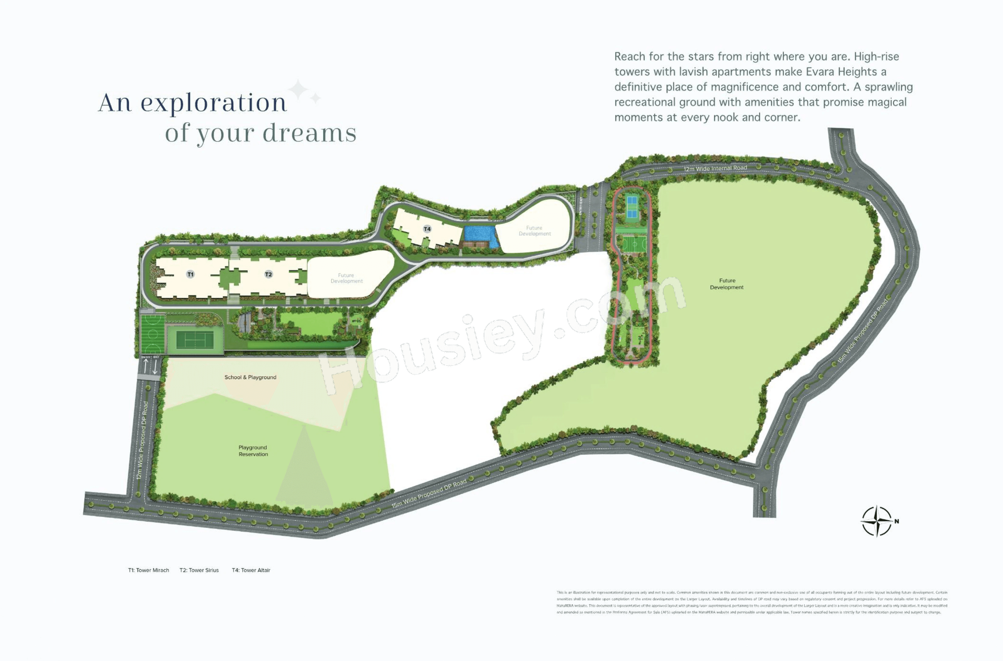 L&T Evara Heights Master Plan