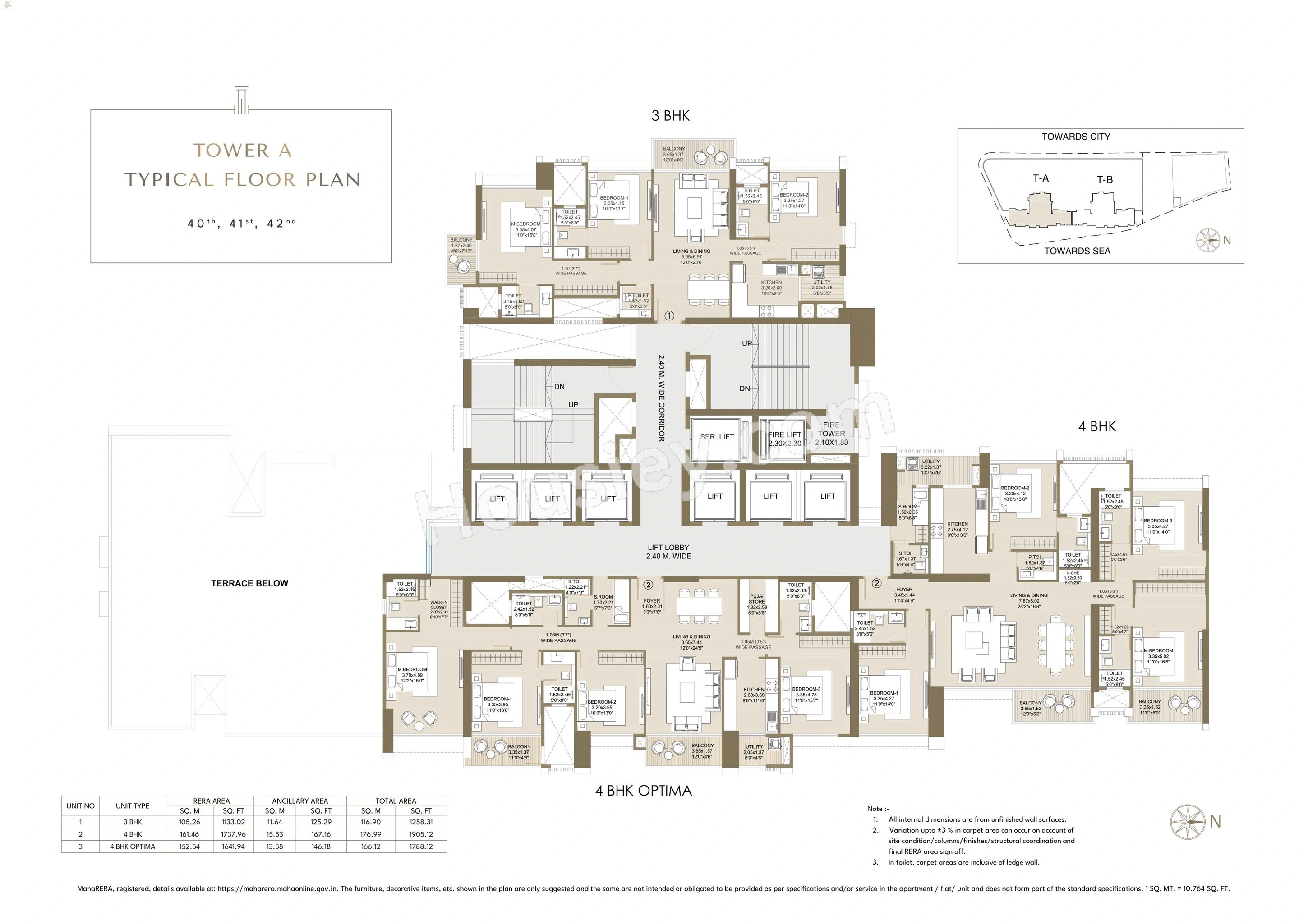 L&T The Gateway Floor plan 3
